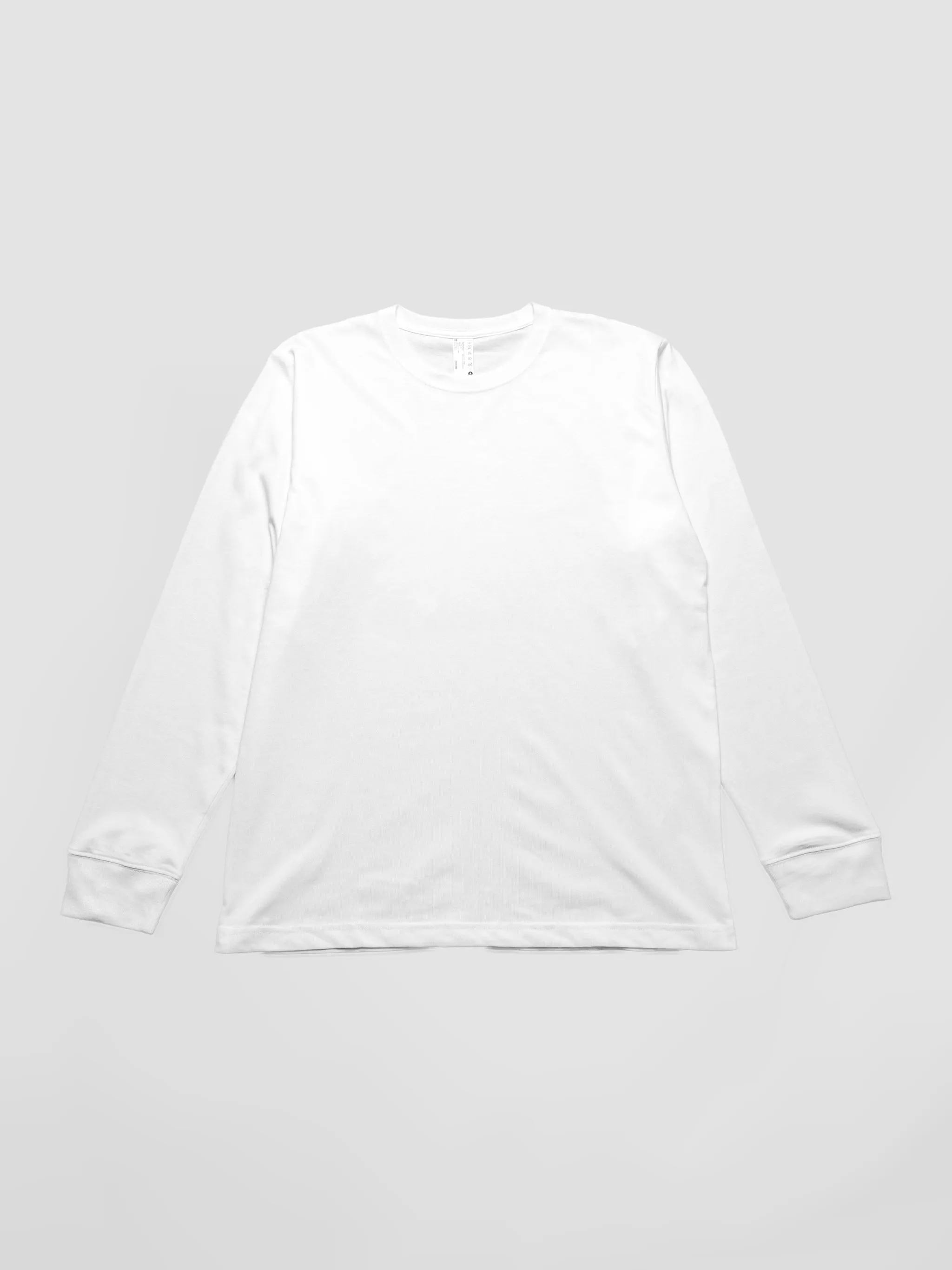 BLANK - Standard Fit Long Sleeve White - v2 sold by ADAPTURE