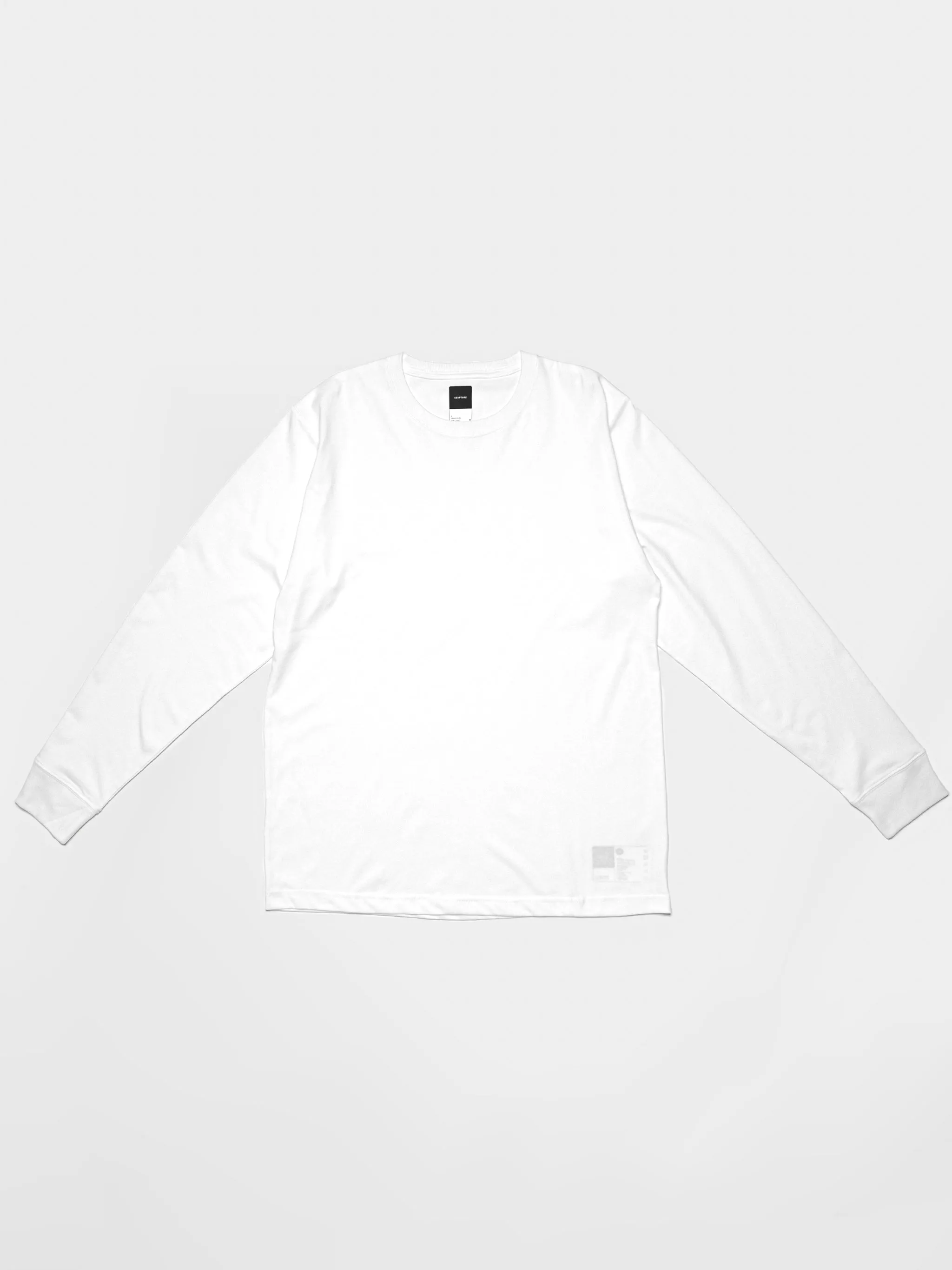 Standard Fit Long Sleeve White - v2 sold by ADAPTURE product image thumbnail 4