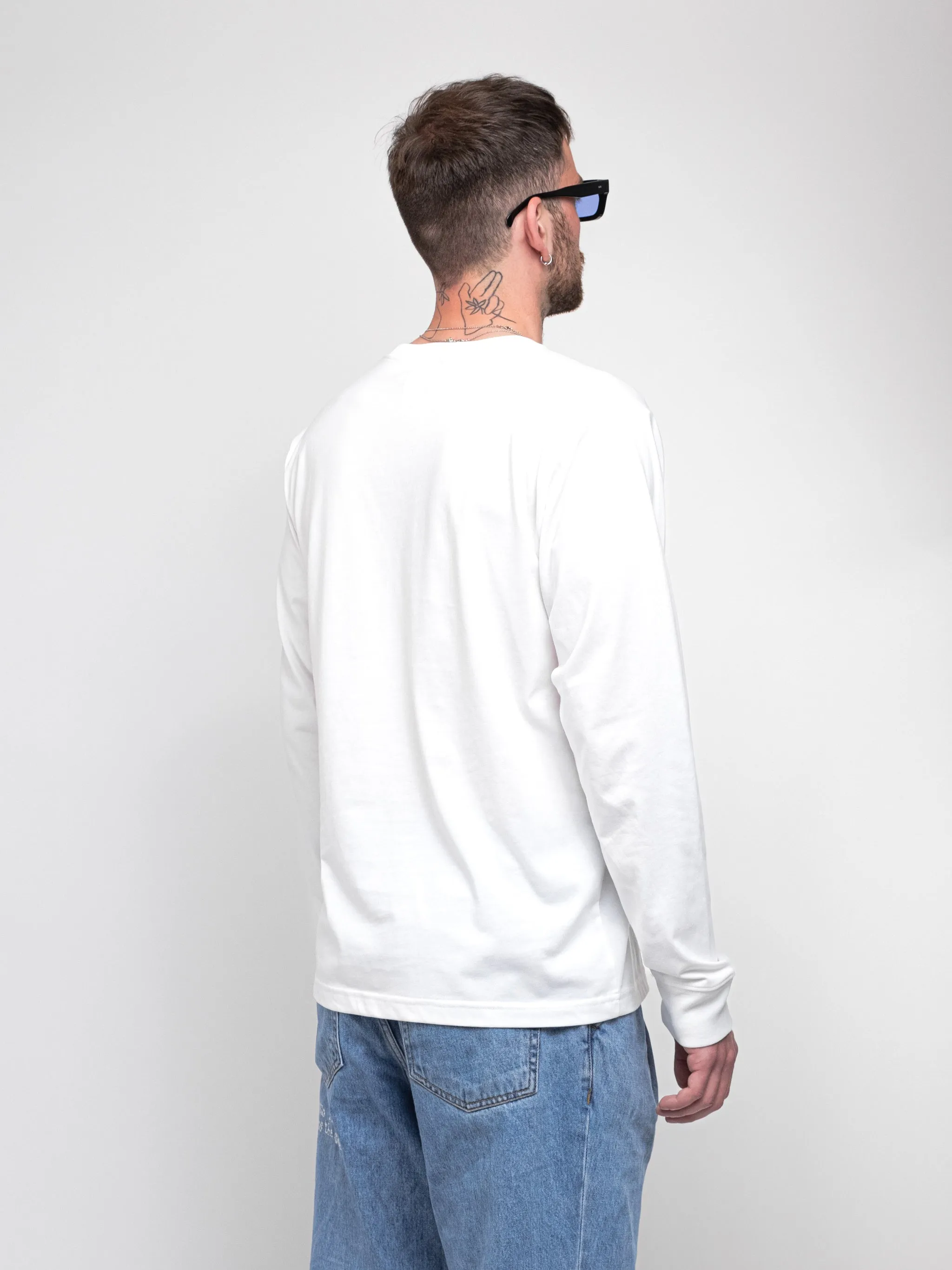 Standard Fit Long Sleeve White - v2 sold by ADAPTURE product image thumbnail 3