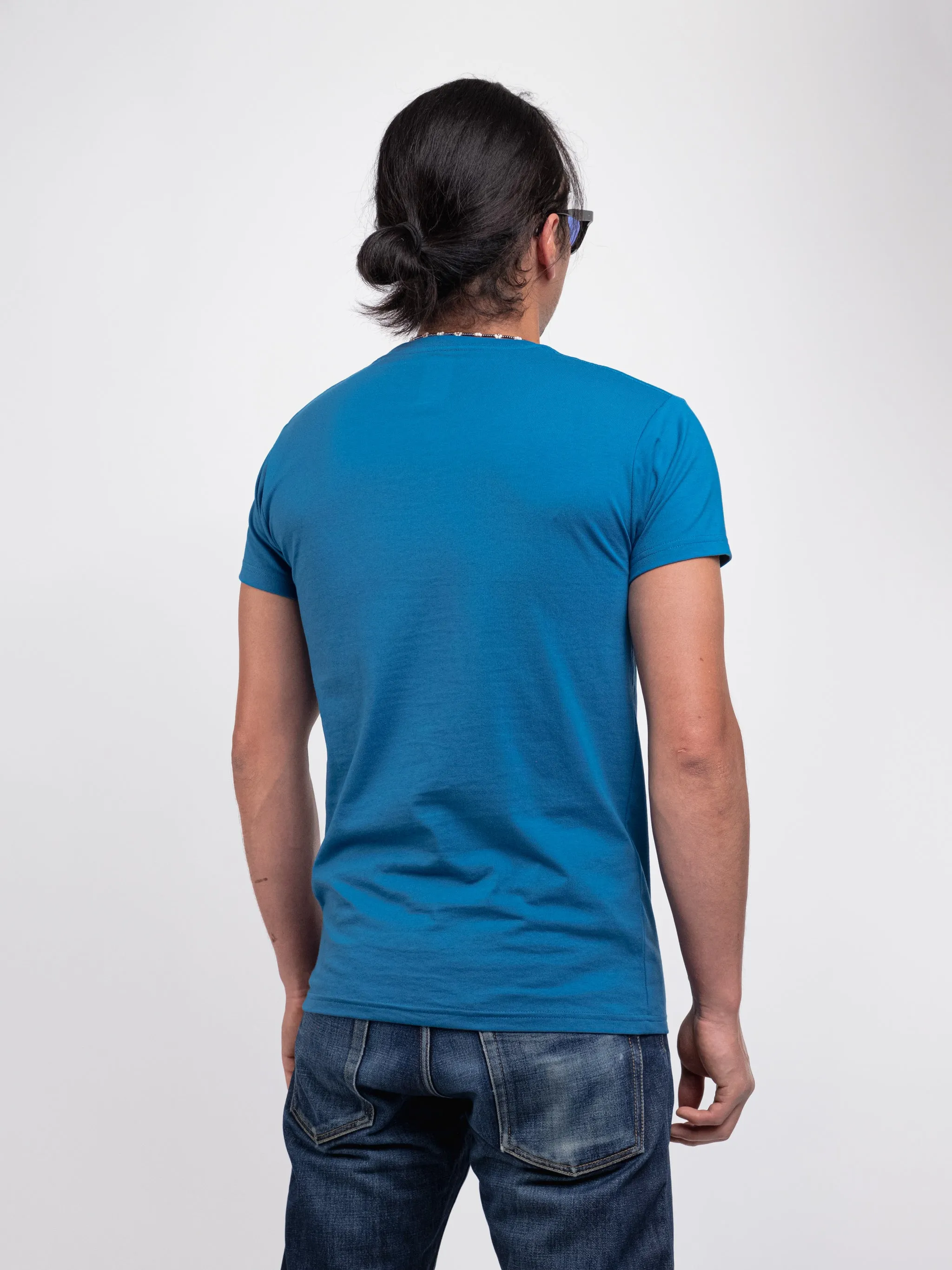Slim Fit T-Shirt Lyons Blue - v2 sold by ADAPTURE product image thumbnail 3