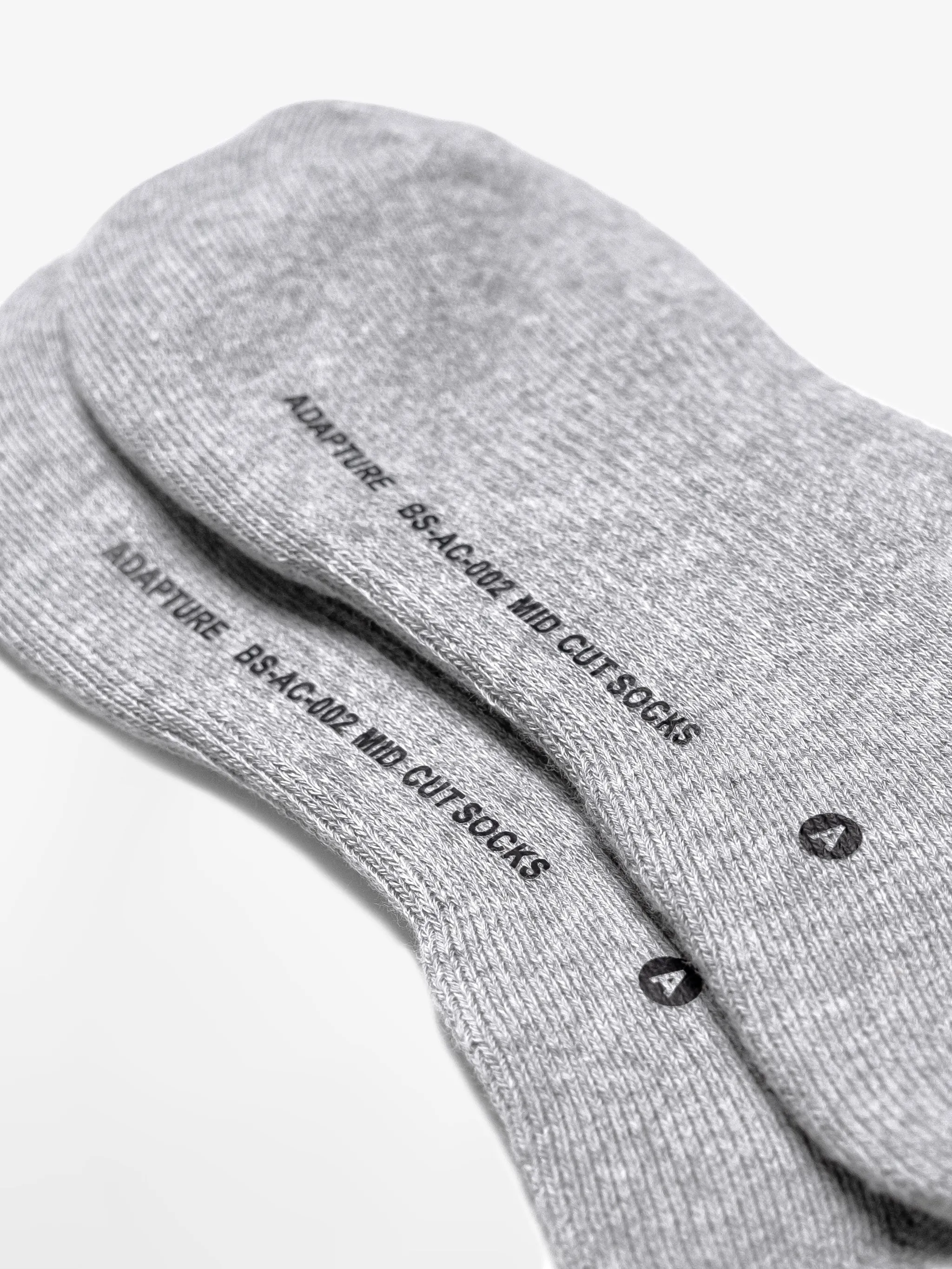Mid Cut Socks Heather Gray sold by ADAPTURE product image thumbnail 2
