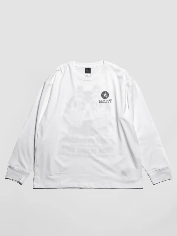 X PIZZA COMING SOON - Relaxed Fit Long Sleeve White sold by ADAPTURE