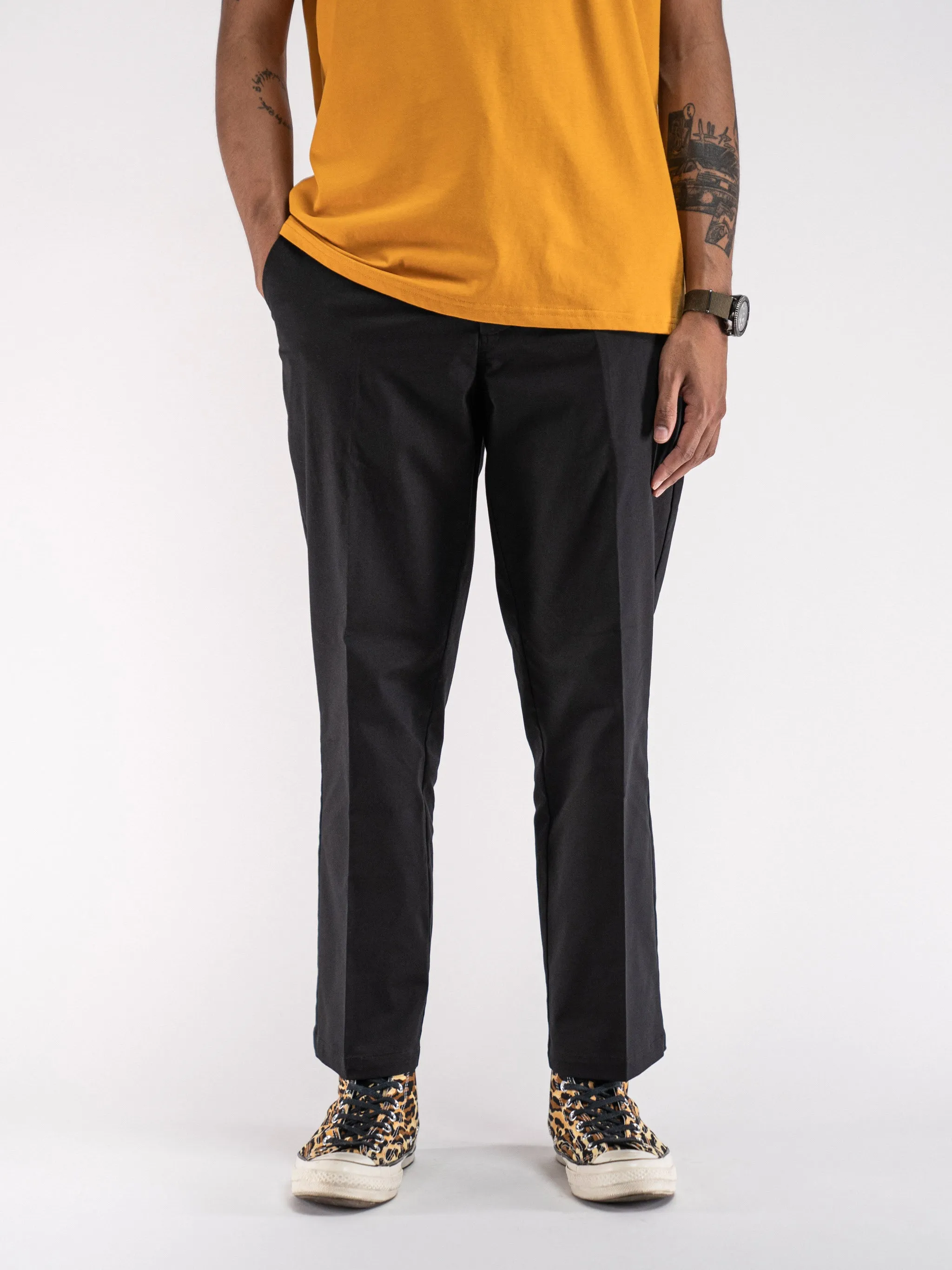 Relaxed Fit Chino Pant Black sold by ADAPTURE