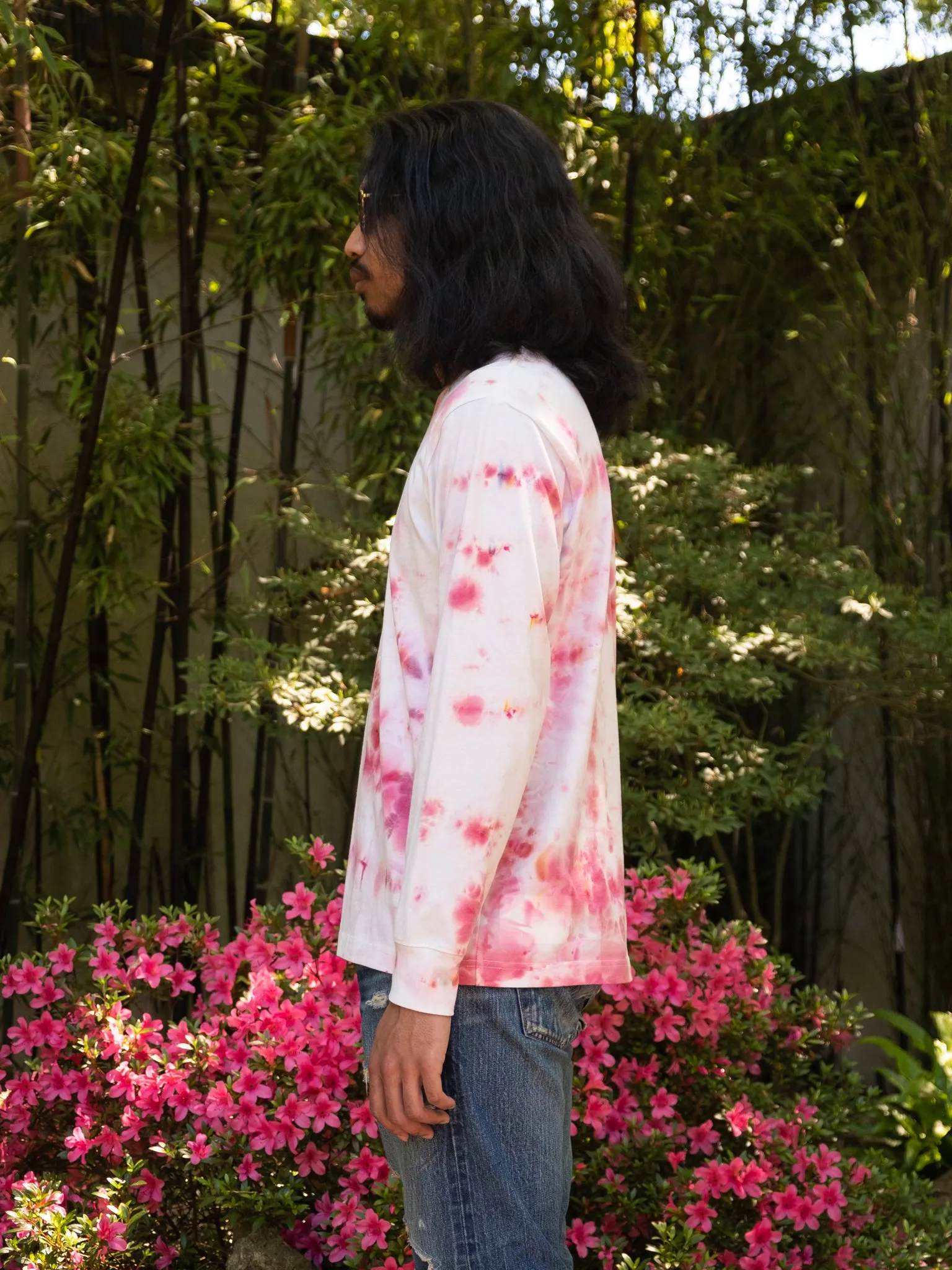 Tie Dye - Standard Fit Long Sleeve White sold by ADAPTURE product image thumbnail 2