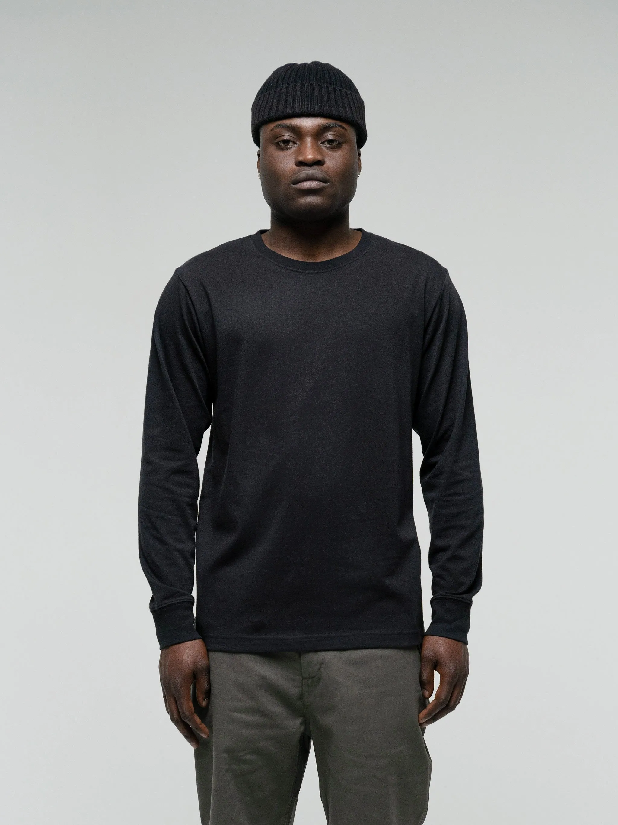 Slim Fit Long Sleeve Black sold by ADAPTURE