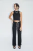 Wide Leg Lounge Pants Jet Black sold by Wildflo Studio