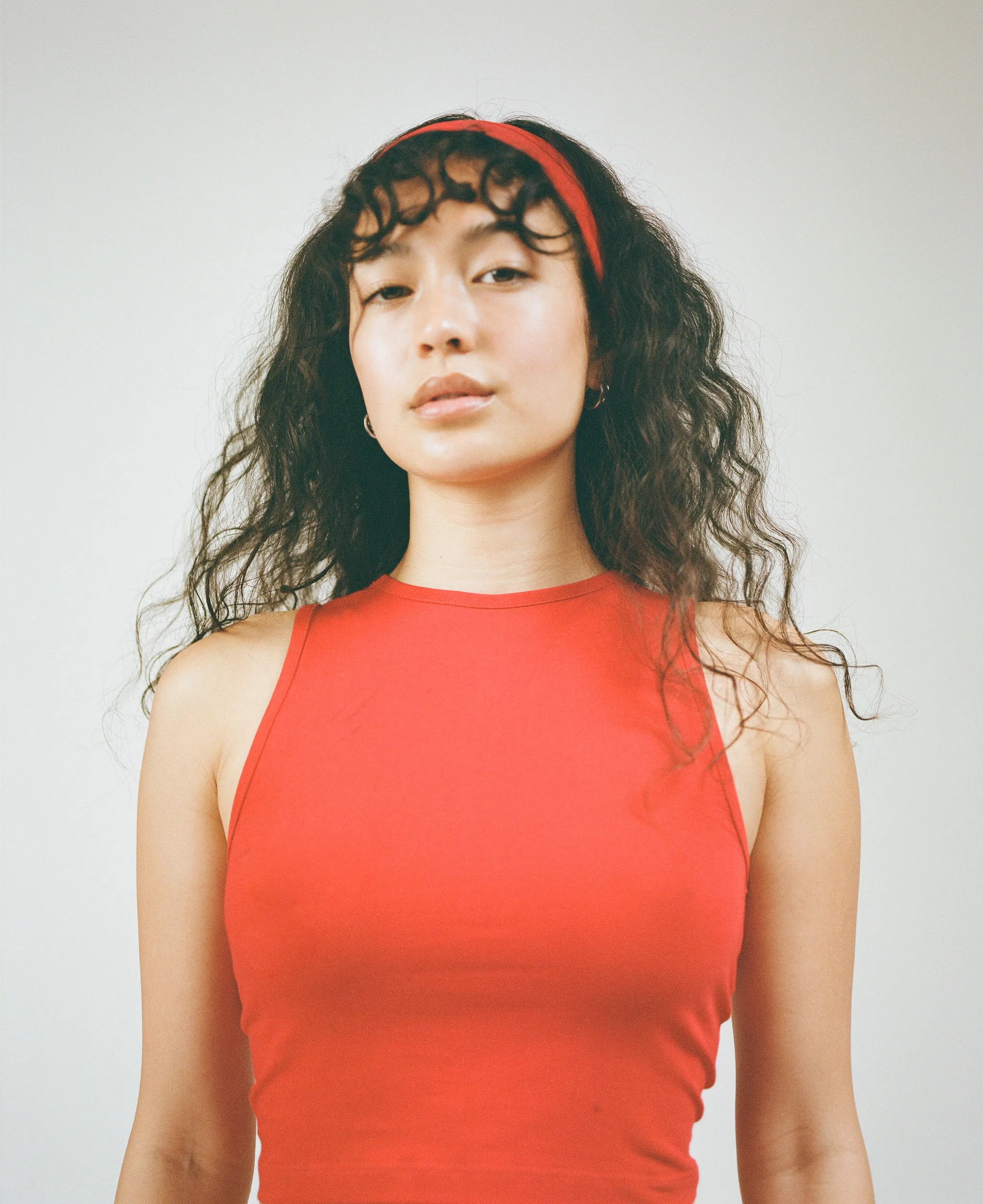 High Neck Tank Cherry Red sold by Wildflo Studio product image thumbnail 4