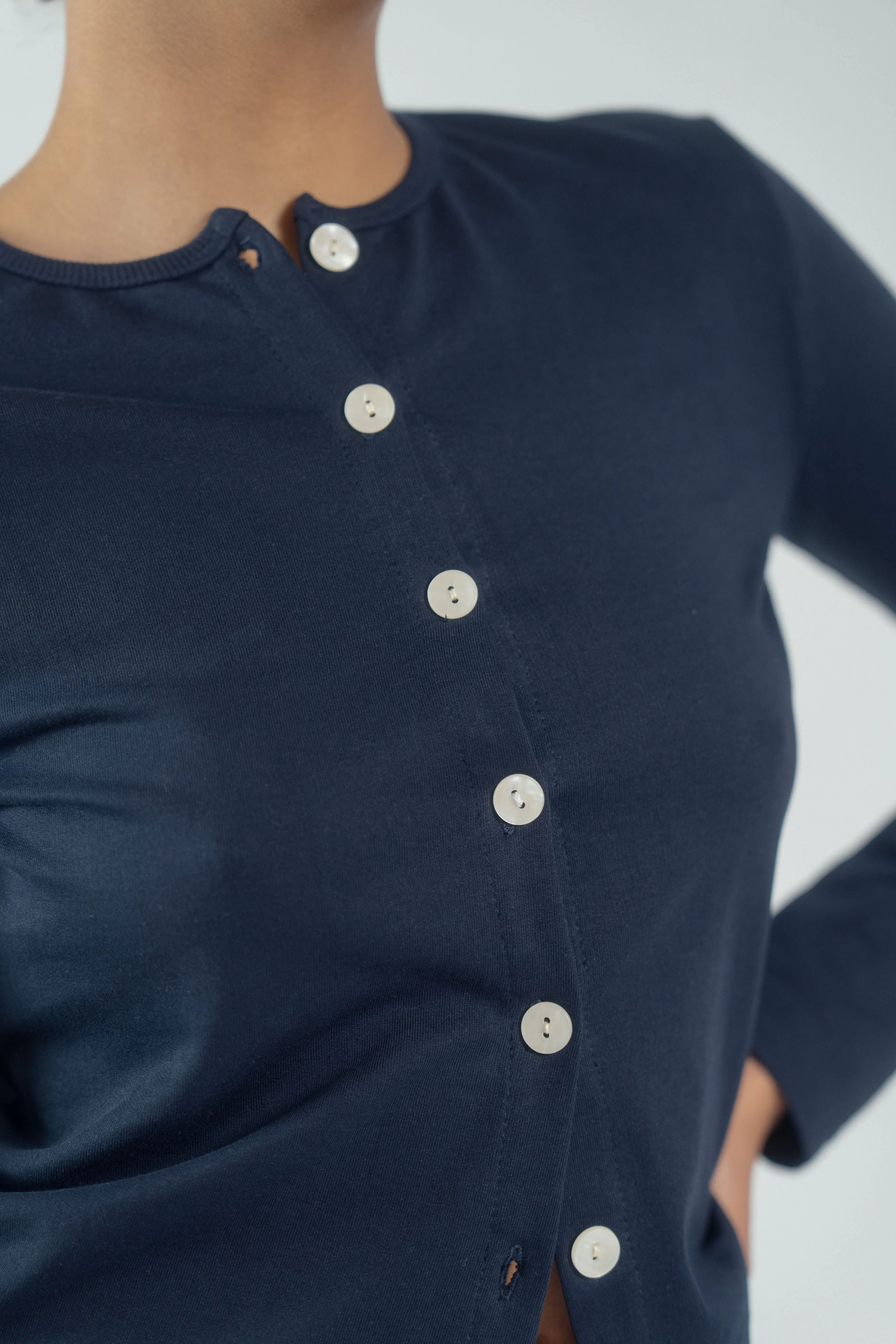 Cardigan Navy Blue sold by Wildflo Studio product image thumbnail 2