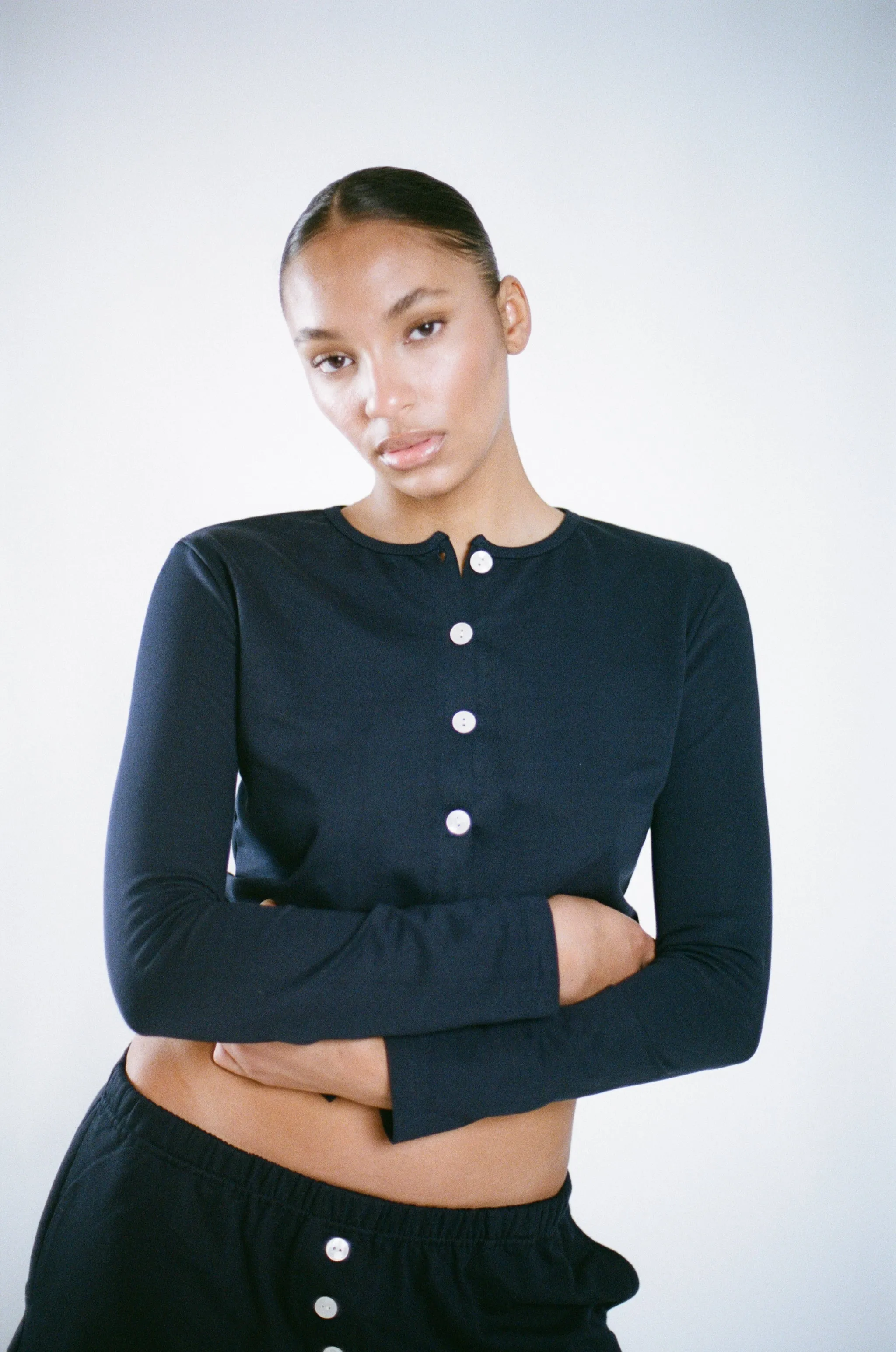 Cardigan Navy Blue sold by Wildflo Studio product image thumbnail 3