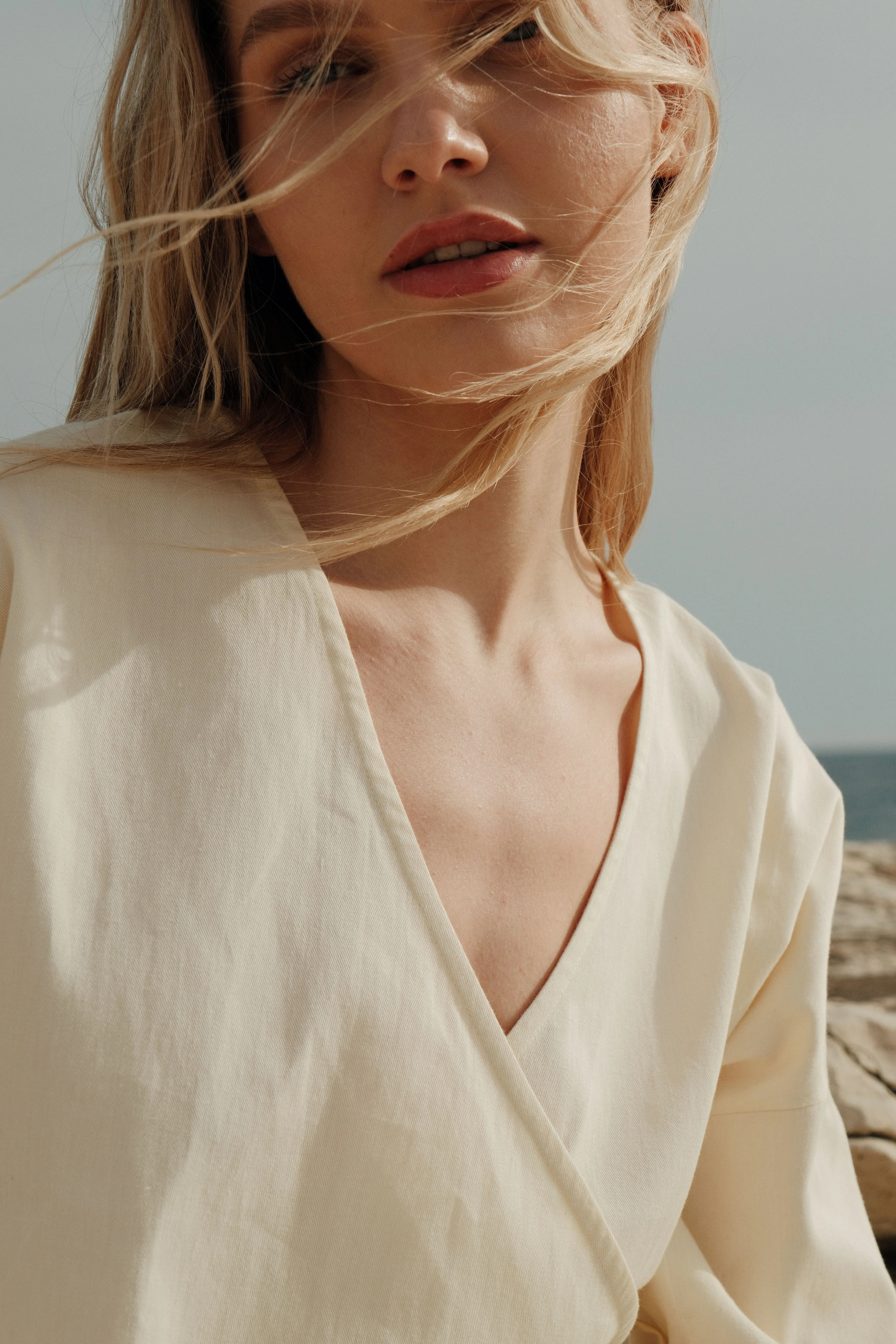 Organic Cotton Wrap Top Butter sold by Wildflo Studio product image thumbnail 4