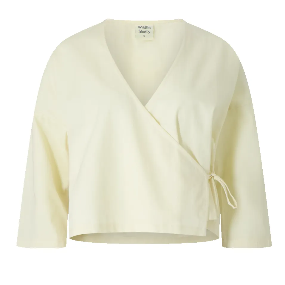 Organic Cotton Wrap Top Butter sold by Wildflo Studio product image thumbnail 5