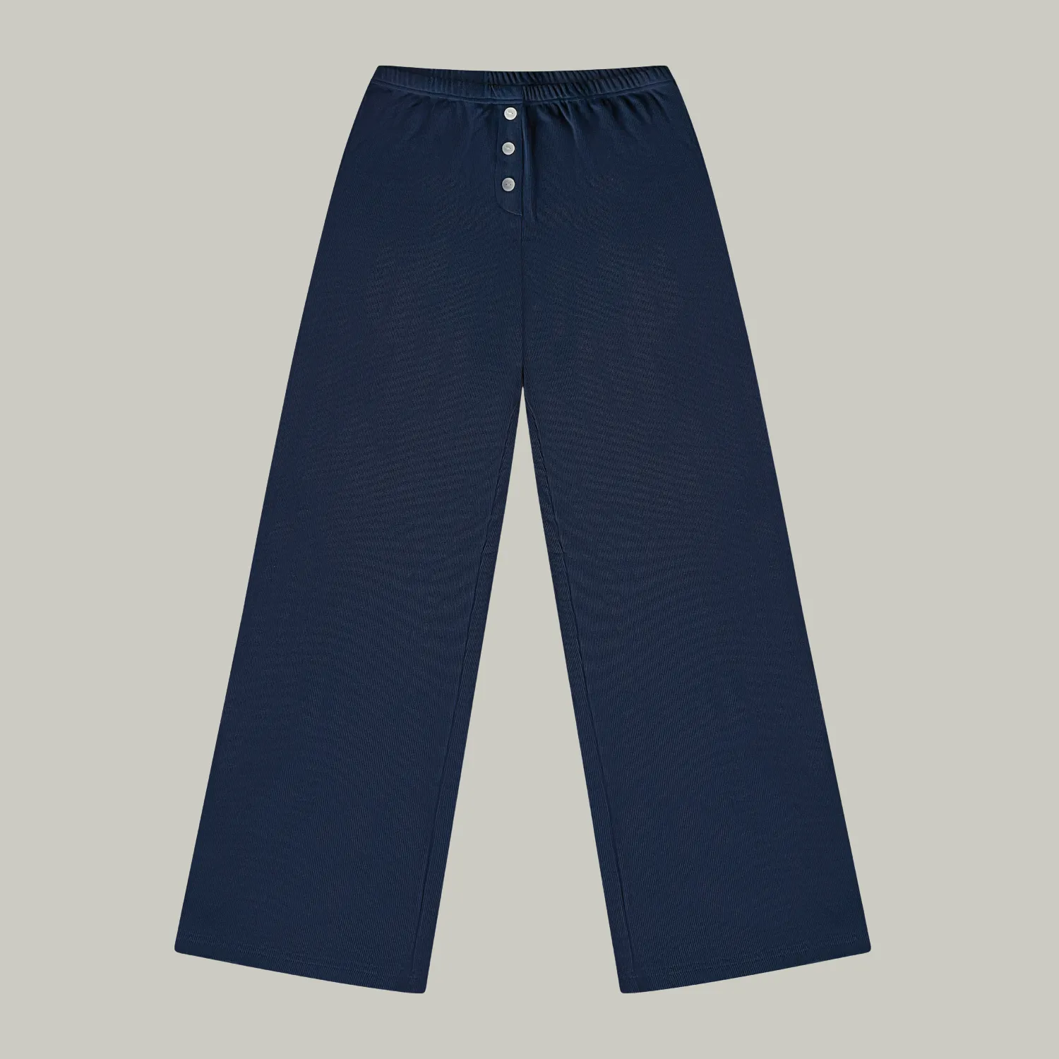 Rib Boxer Pants Navy sold by Wildflo Studio