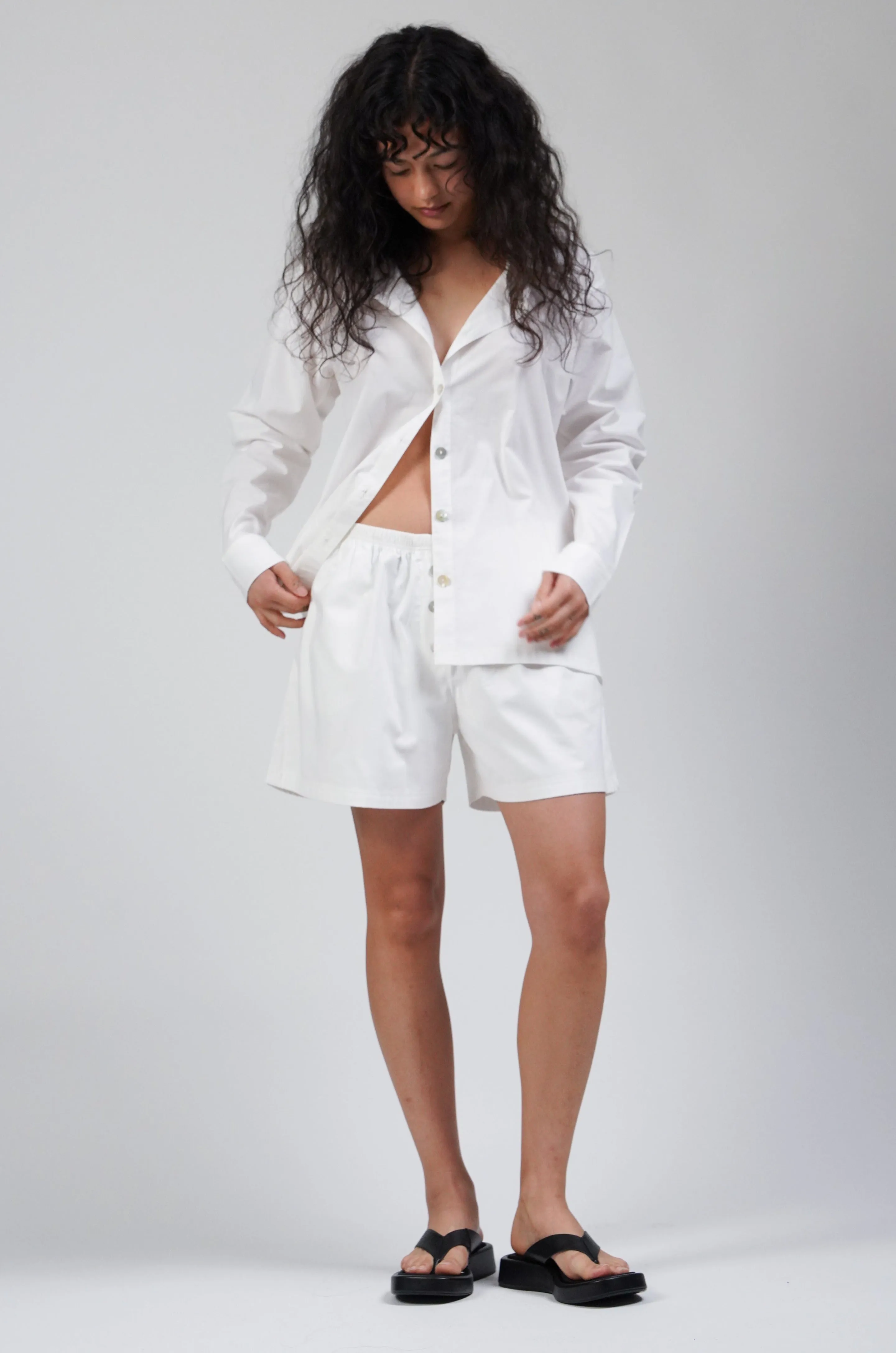 Poplin Shirt White sold by Wildflo Studio product image thumbnail 4
