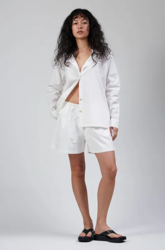 Poplin Shirt White sold by Wildflo Studio