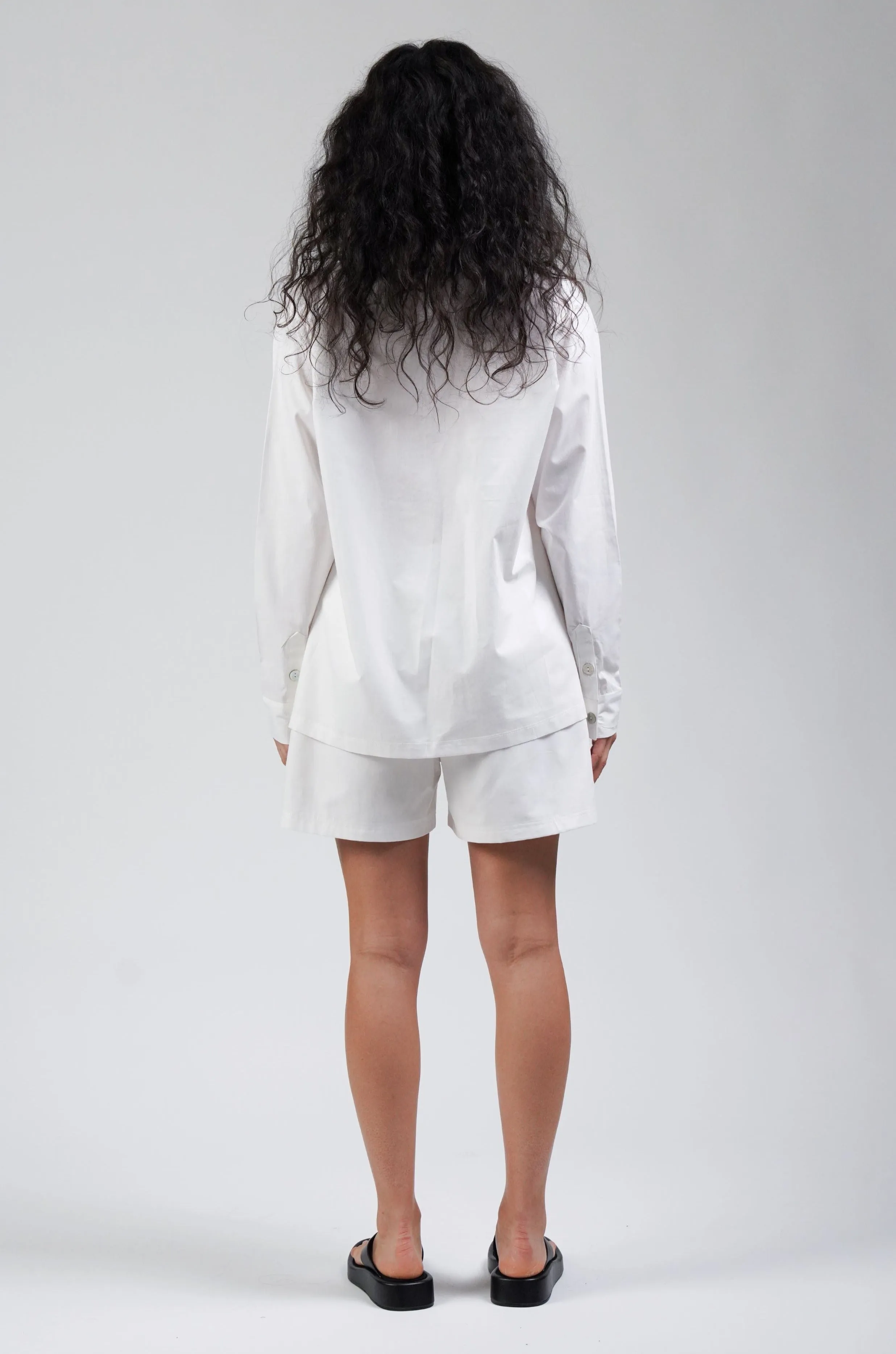 Poplin Shirt White sold by Wildflo Studio product image thumbnail 5