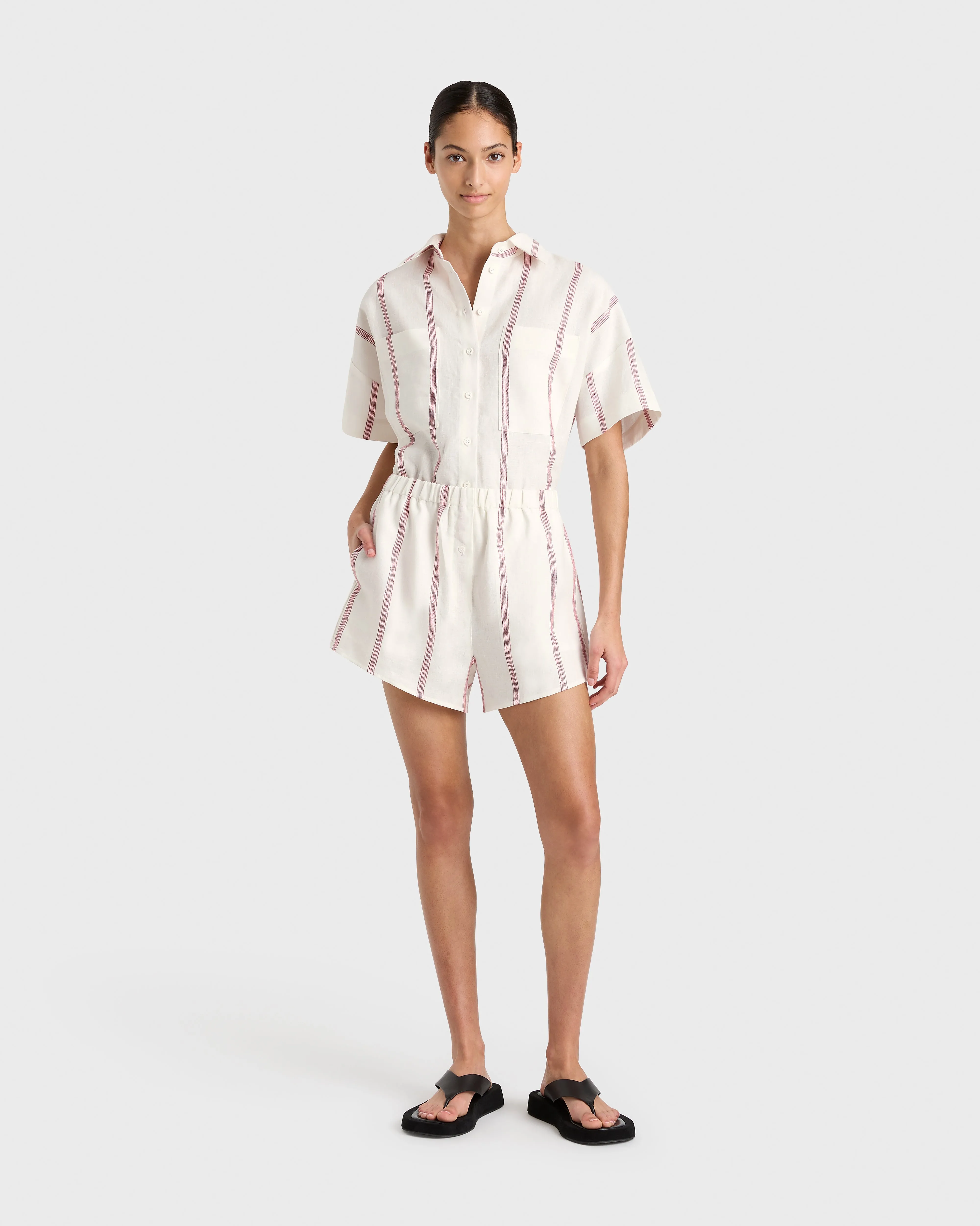 Kiama Shorts - Red Stripe sold by Bondi Born