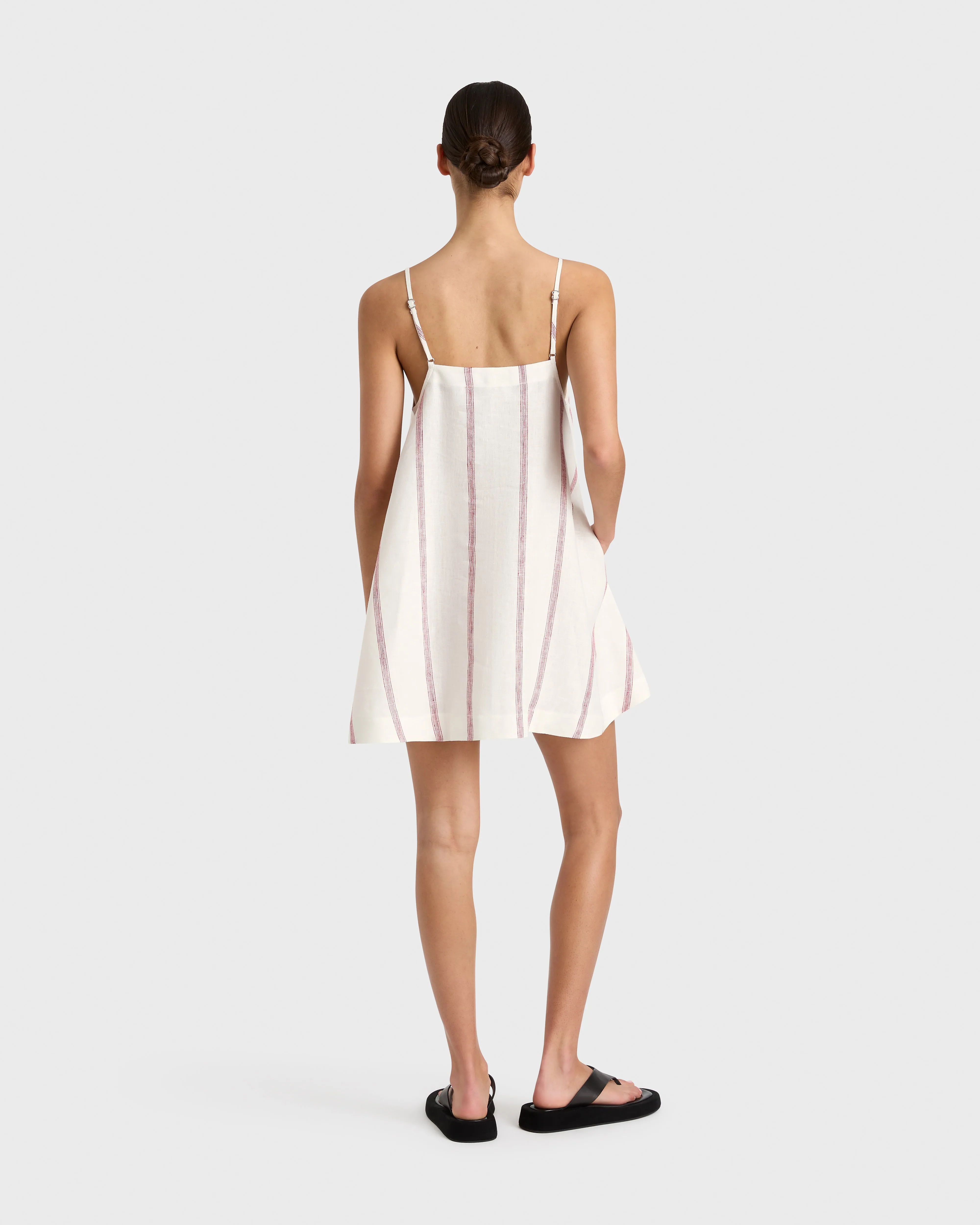 Kiama Mini Dress - Red Stripe sold by Bondi Born product image thumbnail 2