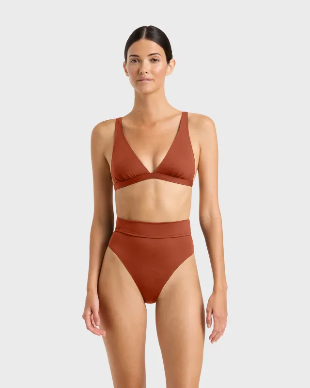 Aurelie Bikini Top - Copper (Singuleur®) sold by Bondi Born