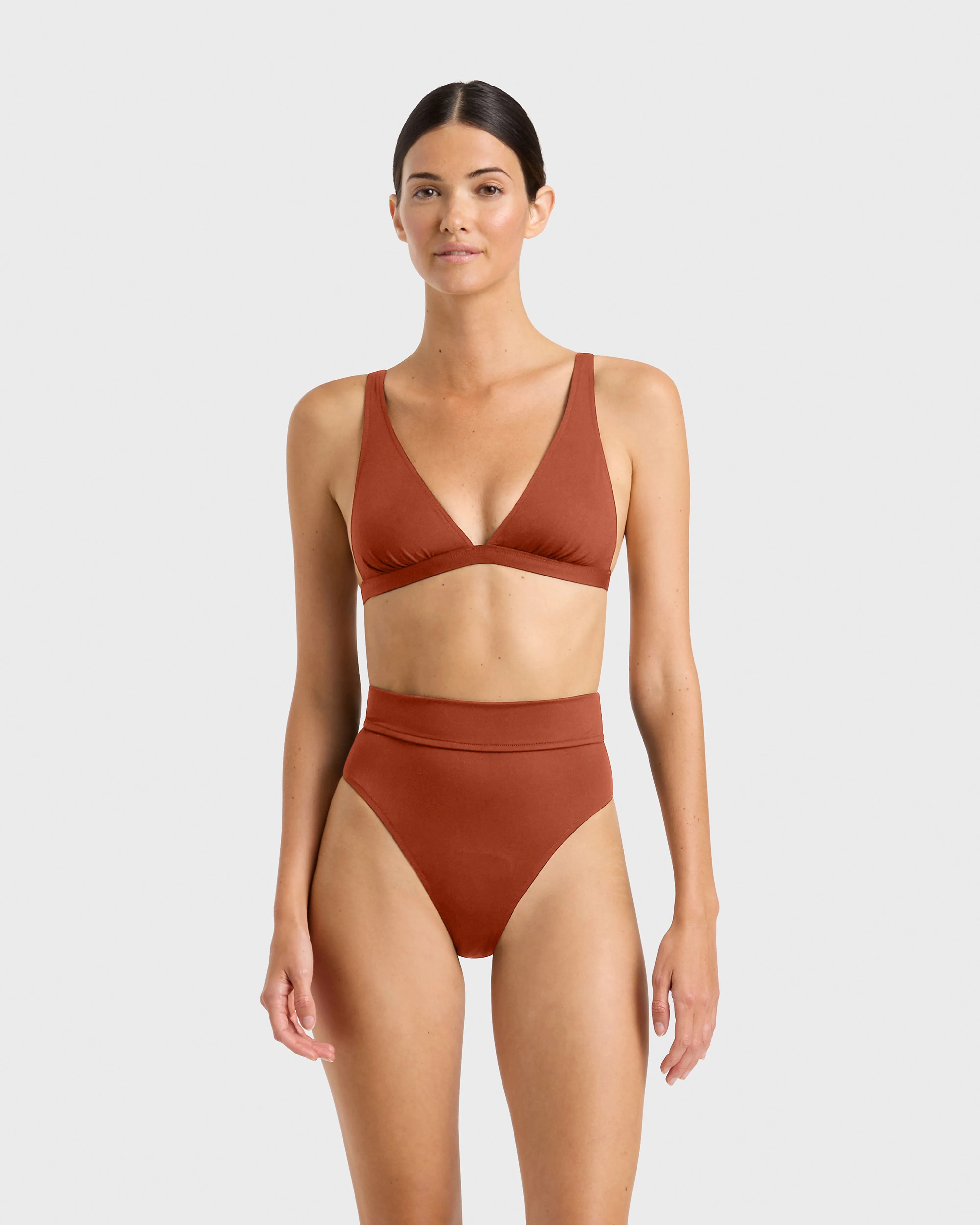 Aurelie Bikini Top - Copper (Singuleur®) sold by Bondi Born