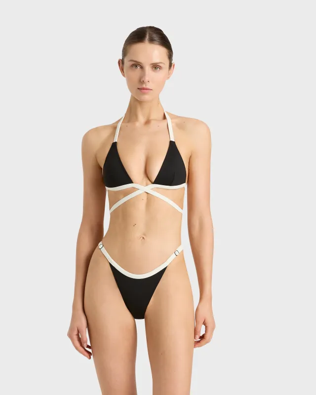 Elisha Bikini Bottom - Black (Embodee™) sold by Bondi Born