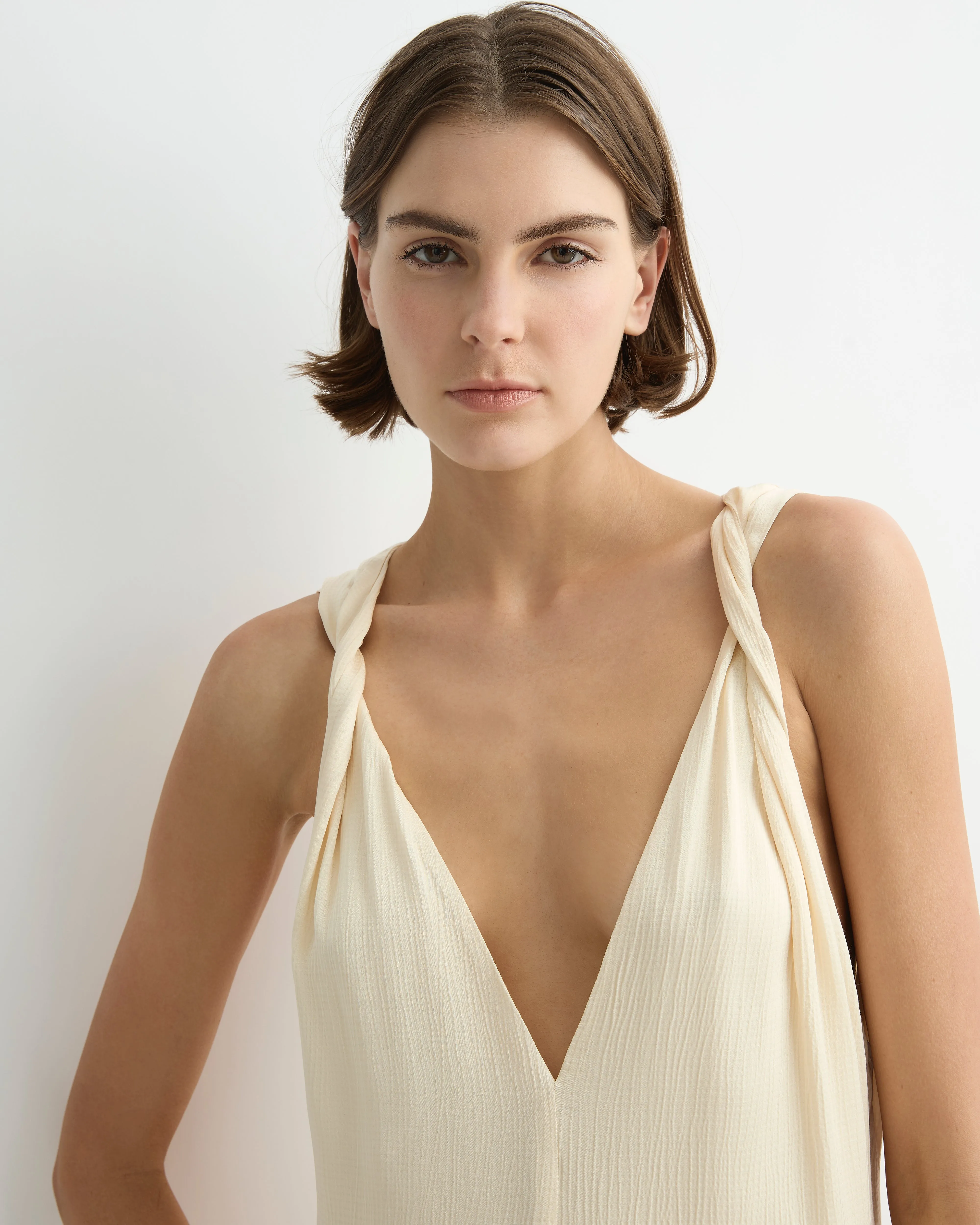 Ardea Twist Shoulder Maxi Dress - Pearl sold by Bondi Born product image thumbnail 2