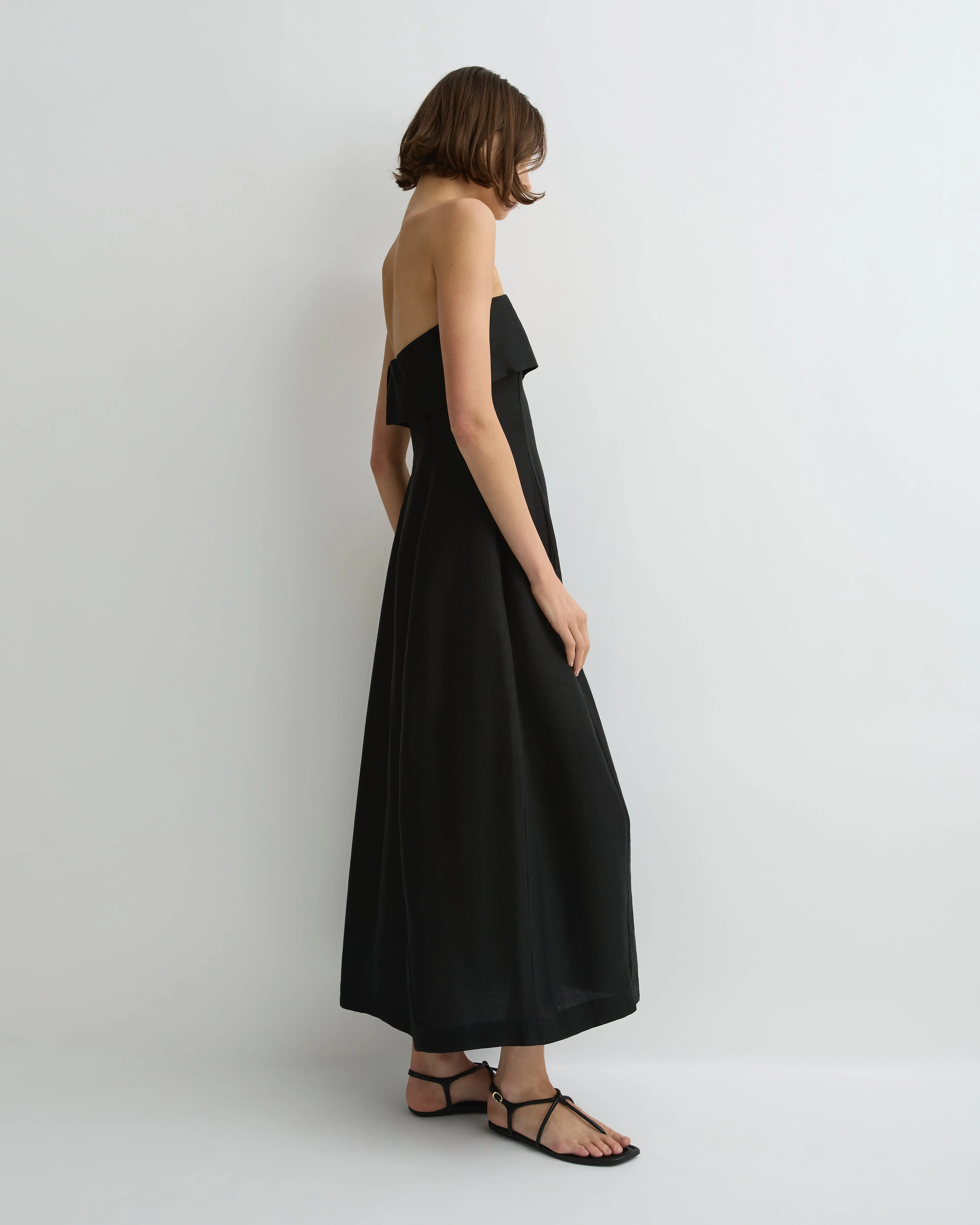 Bormio Bandeau Maxi Dress - Black sold by Bondi Born product image thumbnail 2