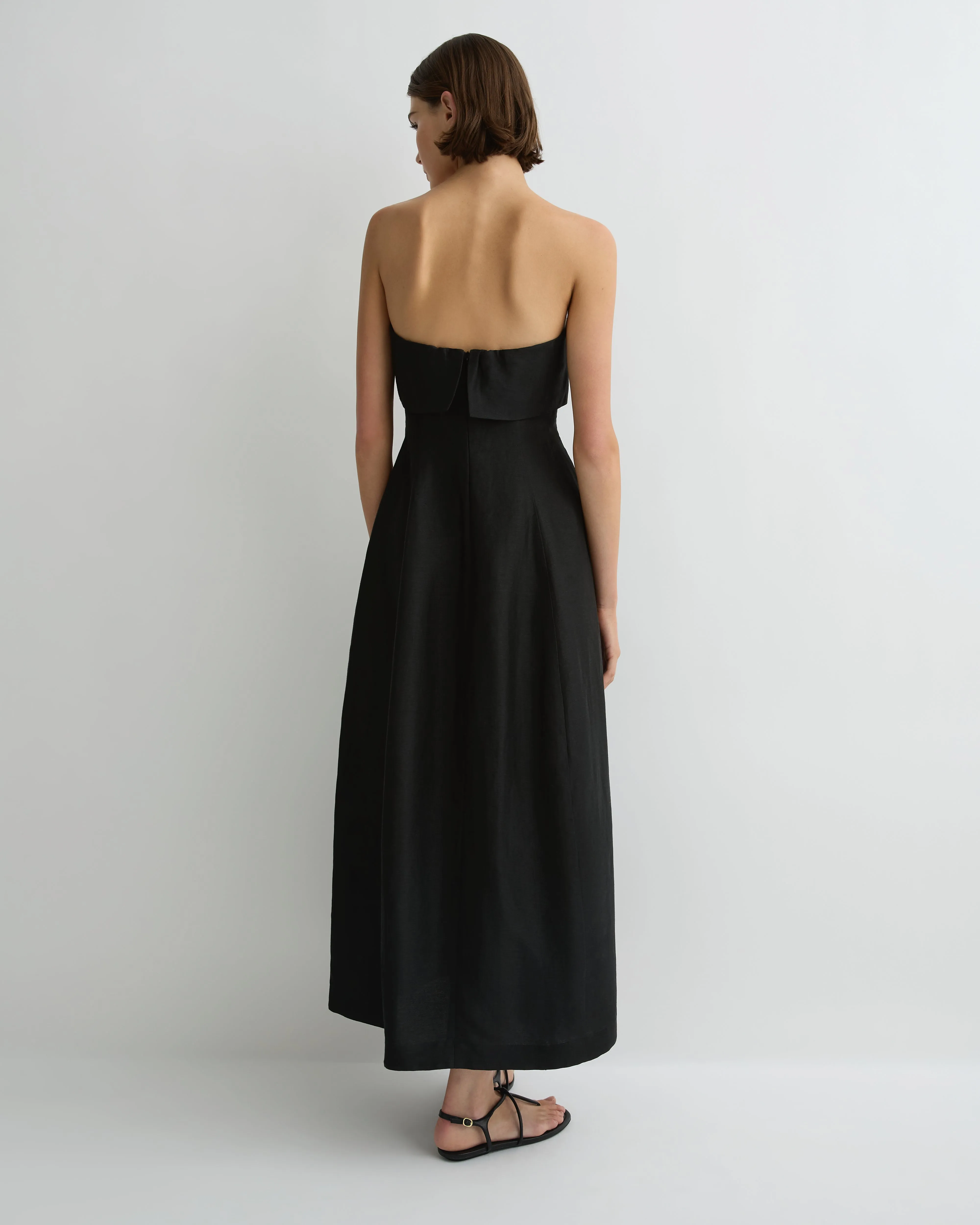 Bormio Bandeau Maxi Dress - Black sold by Bondi Born product image thumbnail 3