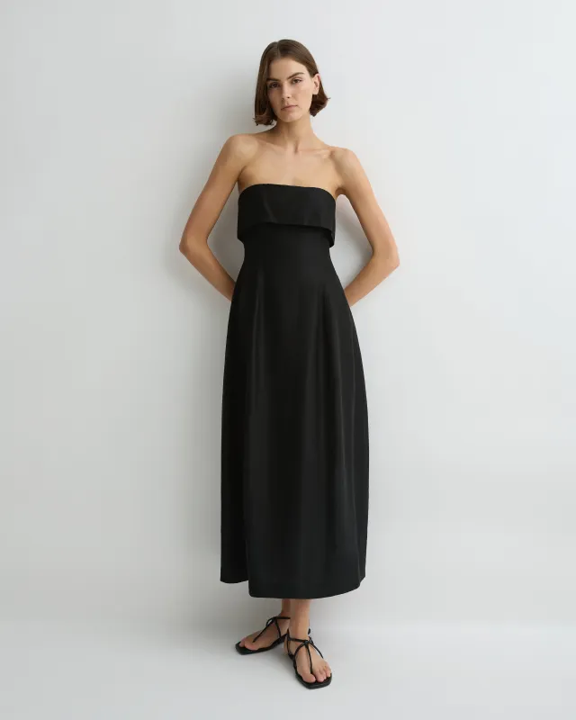 Bormio Bandeau Maxi Dress - Black sold by Bondi Born