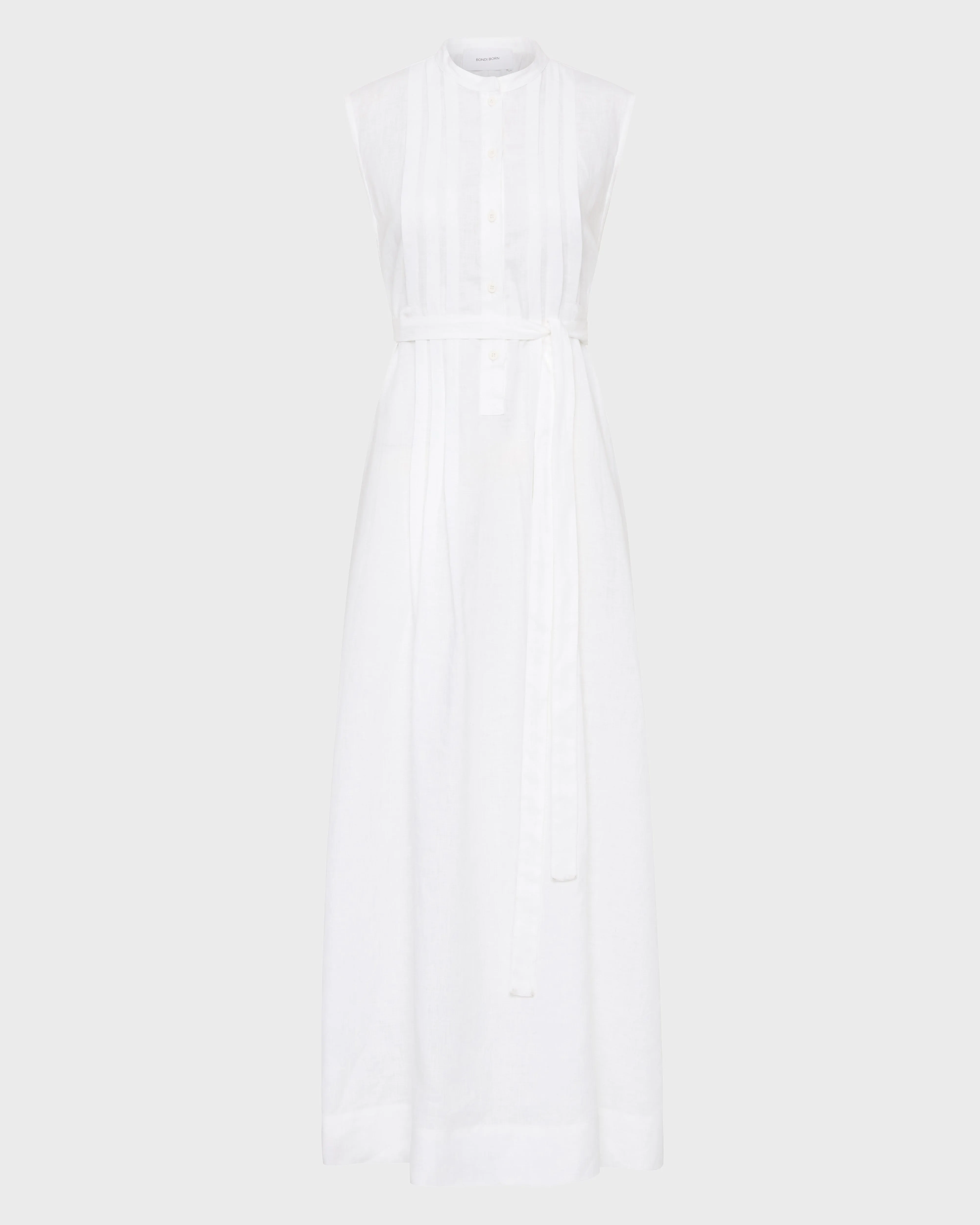 Leiden Button Front Maxi Dress - White sold by Bondi Born product image thumbnail 4