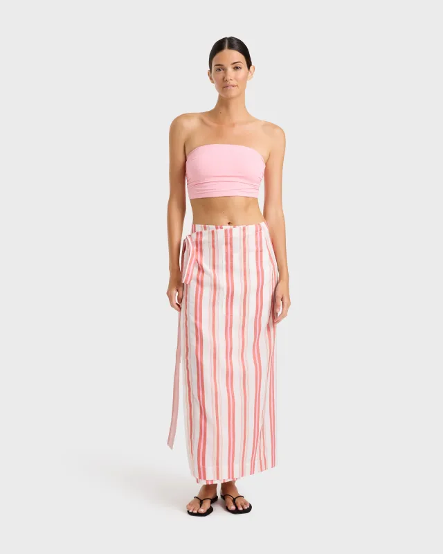 Arezzo Wrap Skirt - Watermelon made by Bondi Born