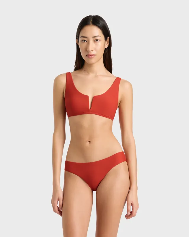 Nadia Bikini Bottom - Rosso (Sculpteur®) sold by Bondi Born