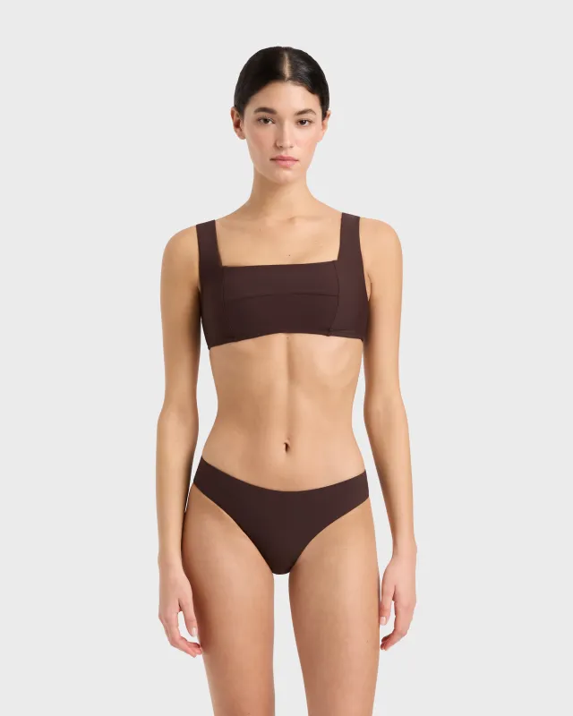 Nadia Bikini Bottom - Mocha (Sculpteur®) sold by Bondi Born