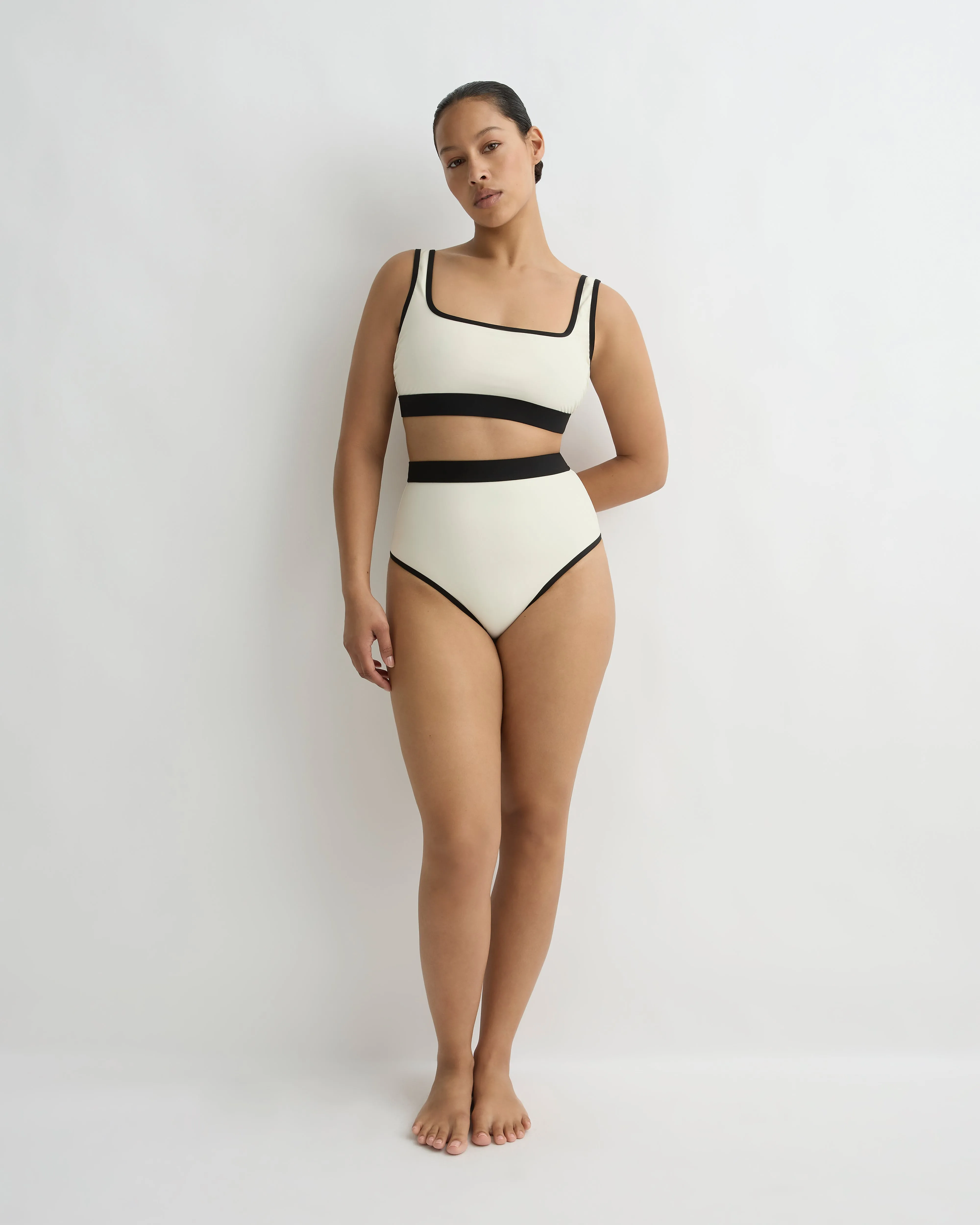 Jayde Bikini Bottom - Pearl (Sculpteur®) sold by Bondi Born