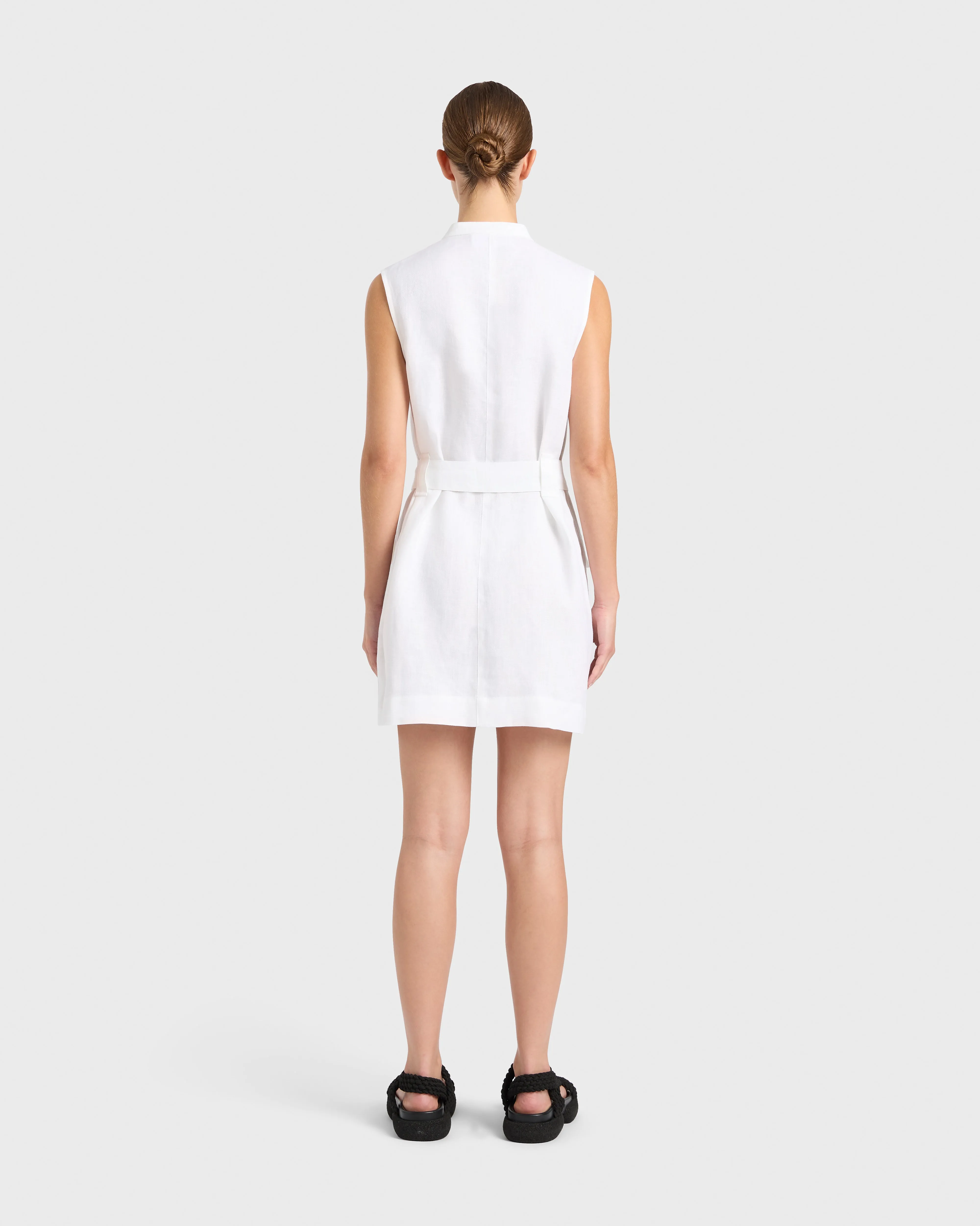 Delphi Utility Dress - White sold by Bondi Born product image thumbnail 2