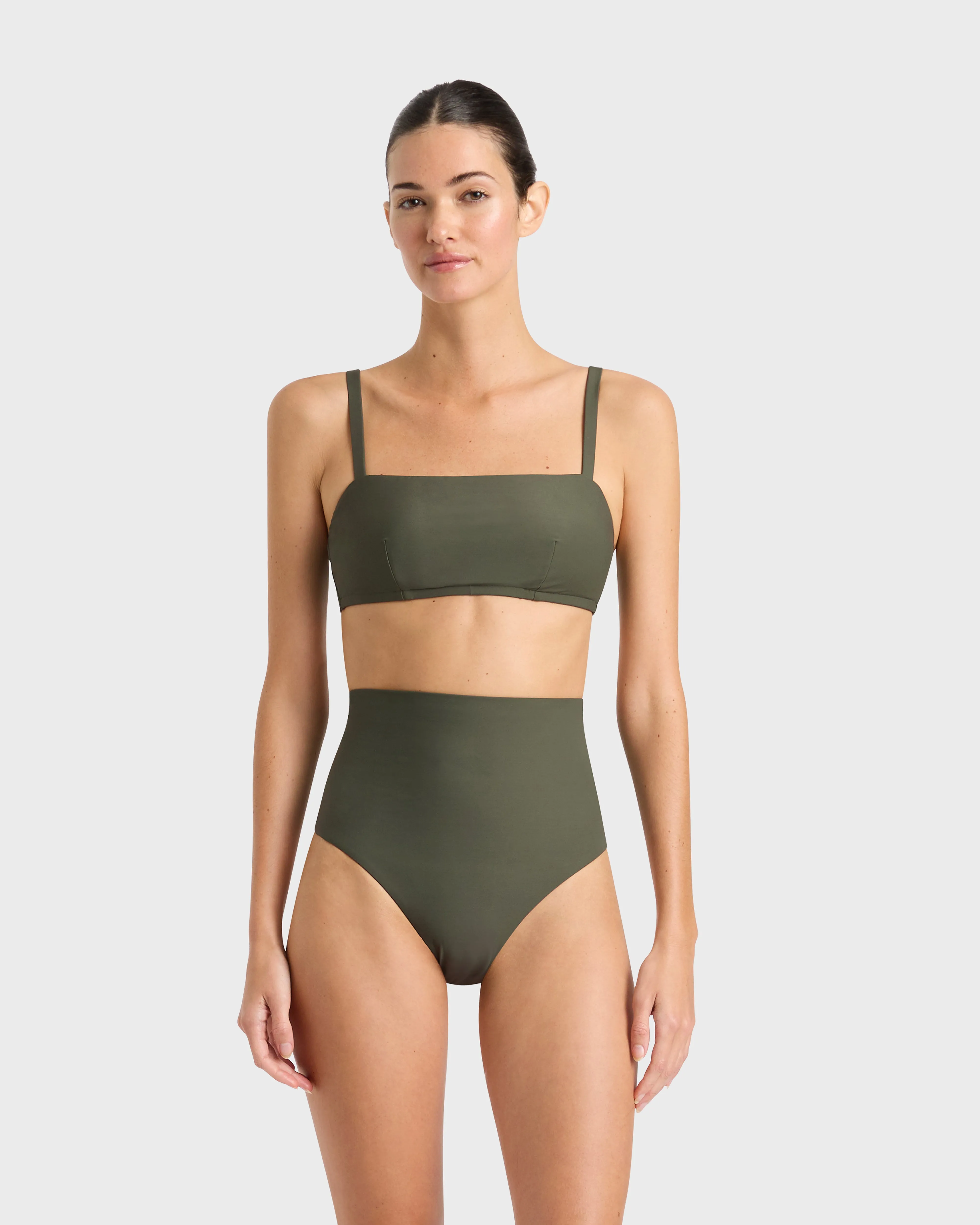 Anja Bikini Top - Moss (Sculpteur®) sold by Bondi Born