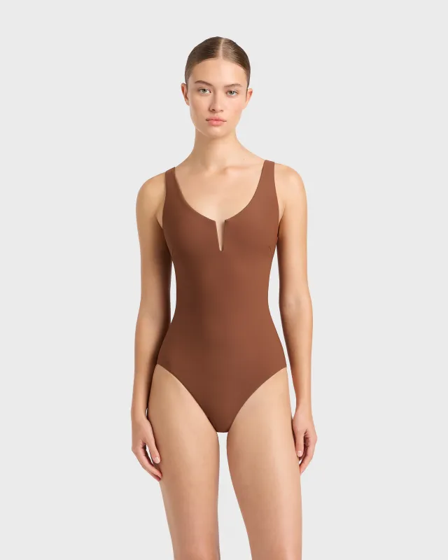 Verity One Piece - Cocoa (Sculpteur®) sold by Bondi Born