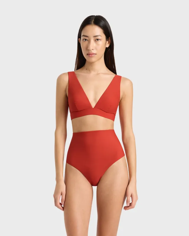 Lya Bikini Top - Rosso (Sculpteur®) sold by Bondi Born