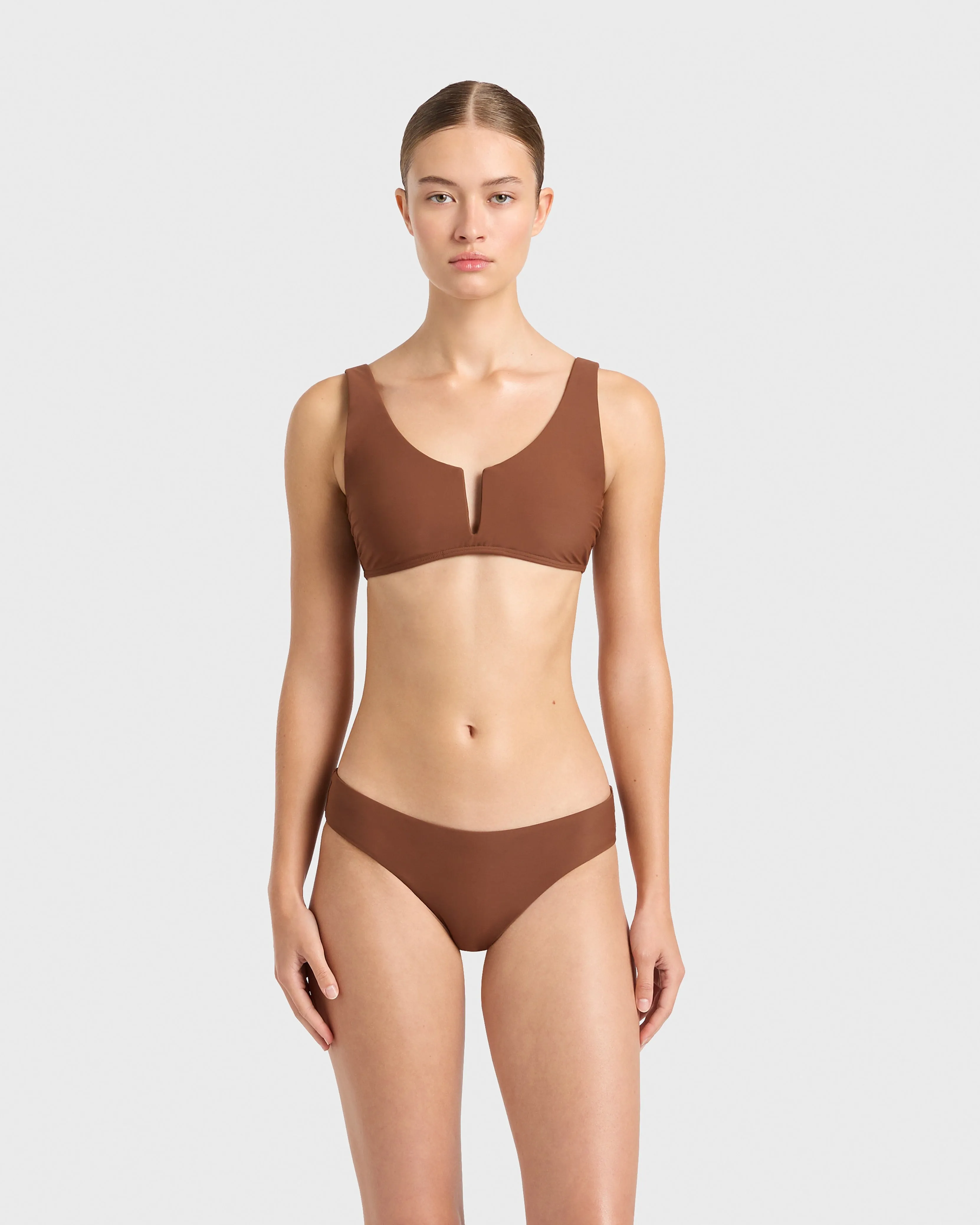 Verona Bikini Top - Cocoa (Sculpteur®) sold by Bondi Born