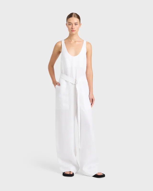 Delphi Jumpsuit - White sold by Bondi Born