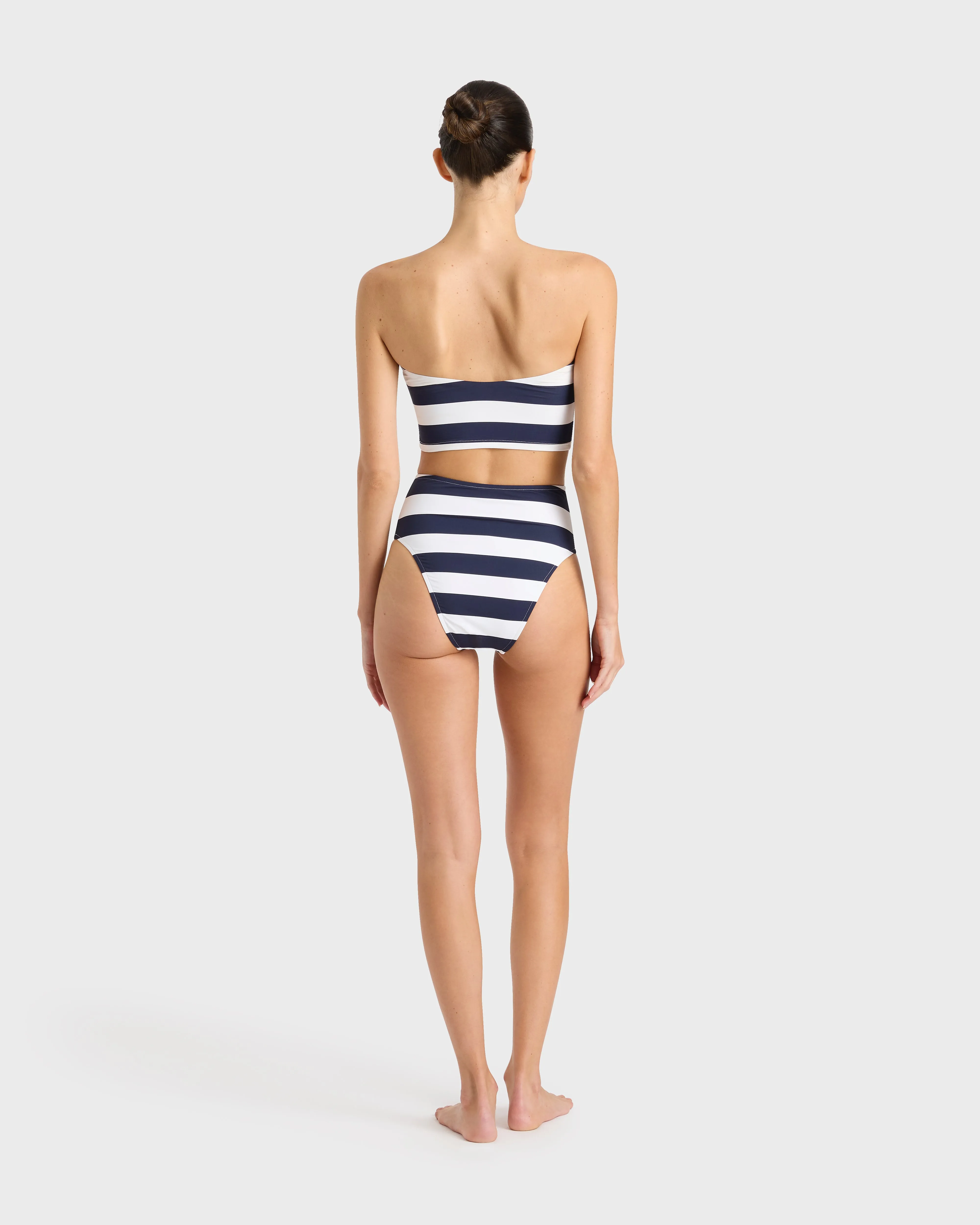 Stella Bikini Top – Navy & White Stripe (Embodee™) sold by Bondi Born product image thumbnail 3