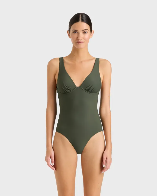Nimah One Piece - Moss (Sculpteur®) sold by Bondi Born