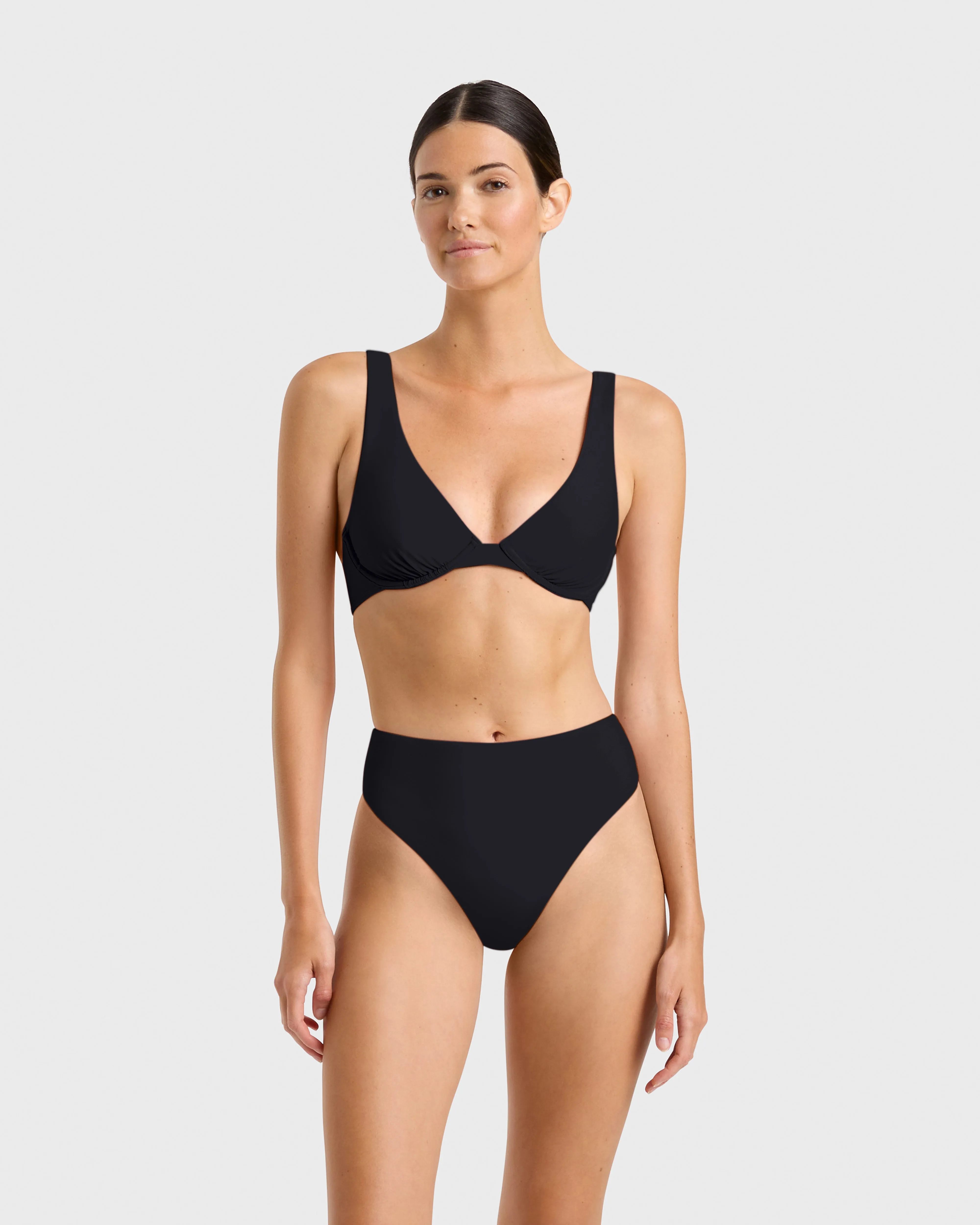 Pamela Bikini Top - Black (Sculpteur®) sold by Bondi Born