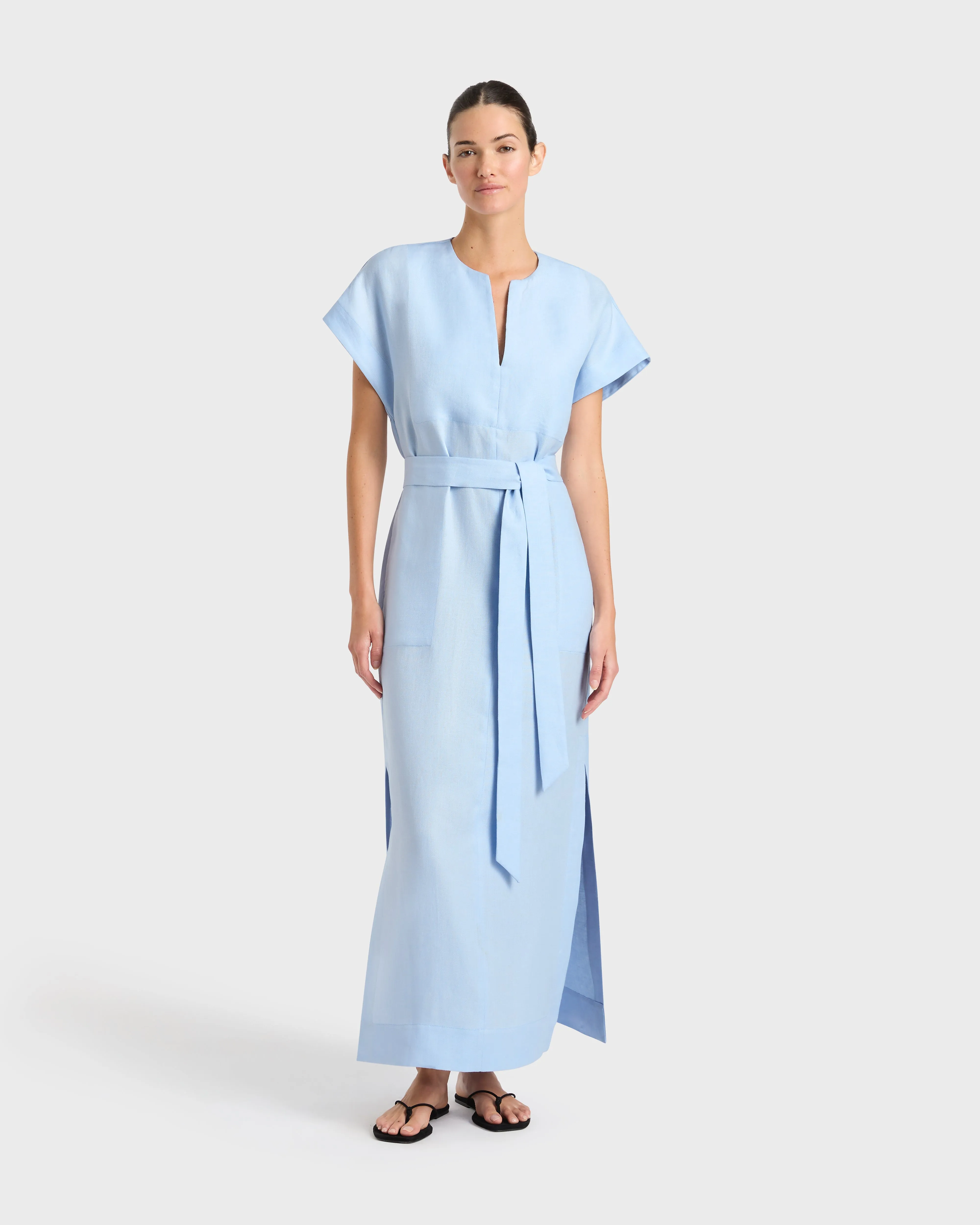 Delphi Universal Tunic Dress - Sky sold by Bondi Born