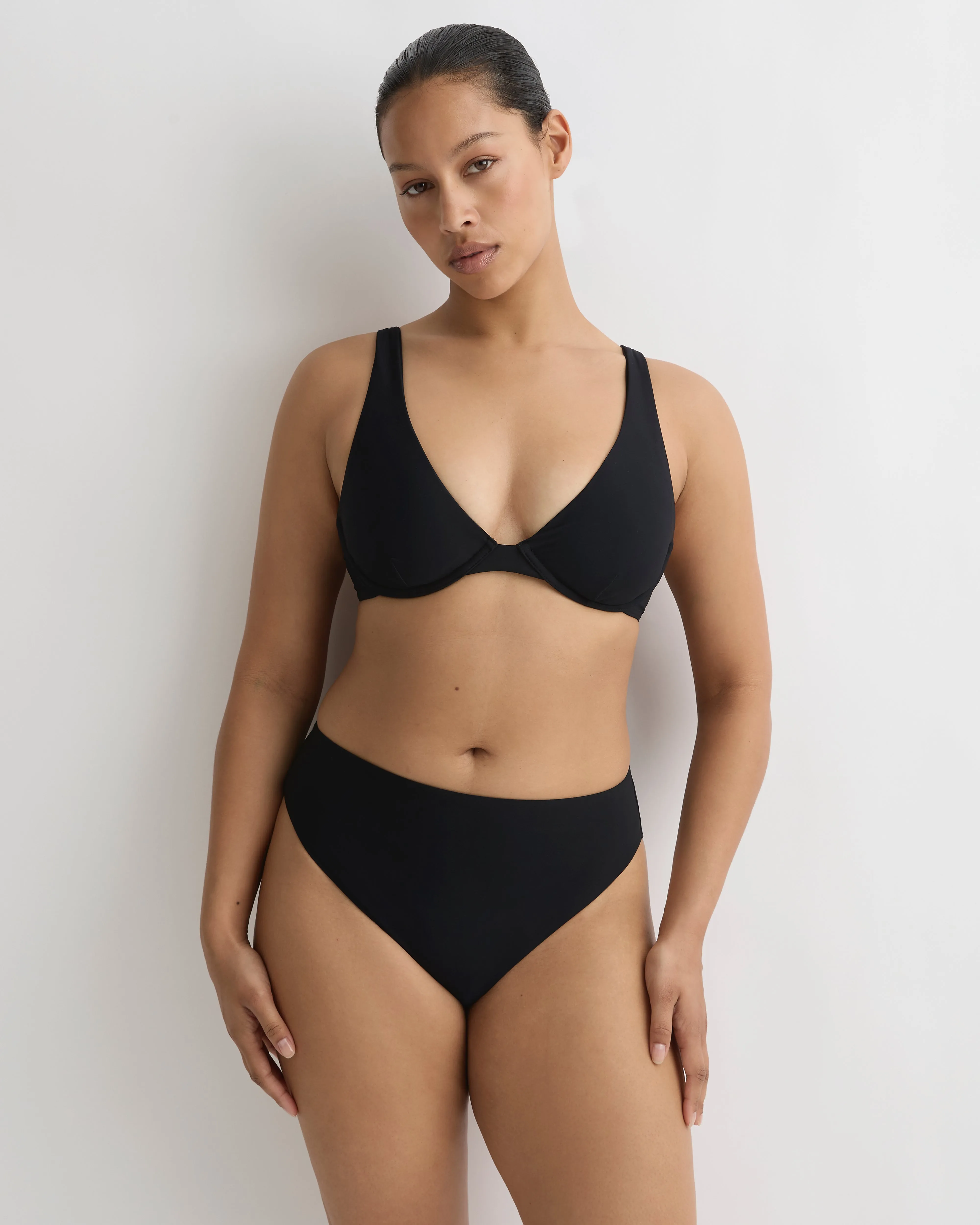 Fern Bikini Bottom - Black (Sculpteur®) sold by Bondi Born product image thumbnail 4
