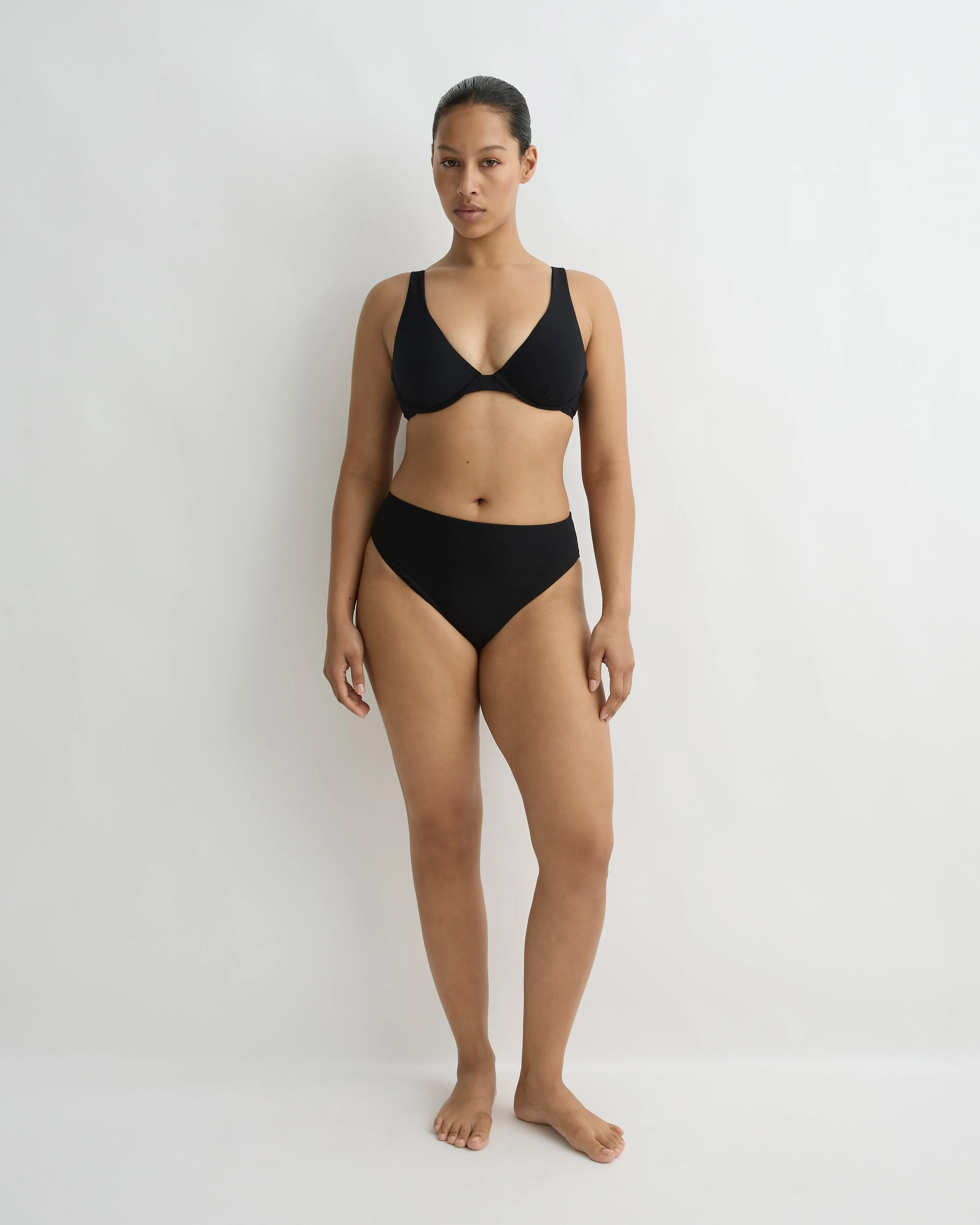 Fern Bikini Bottom - Black (Sculpteur®) sold by Bondi Born product image thumbnail 5