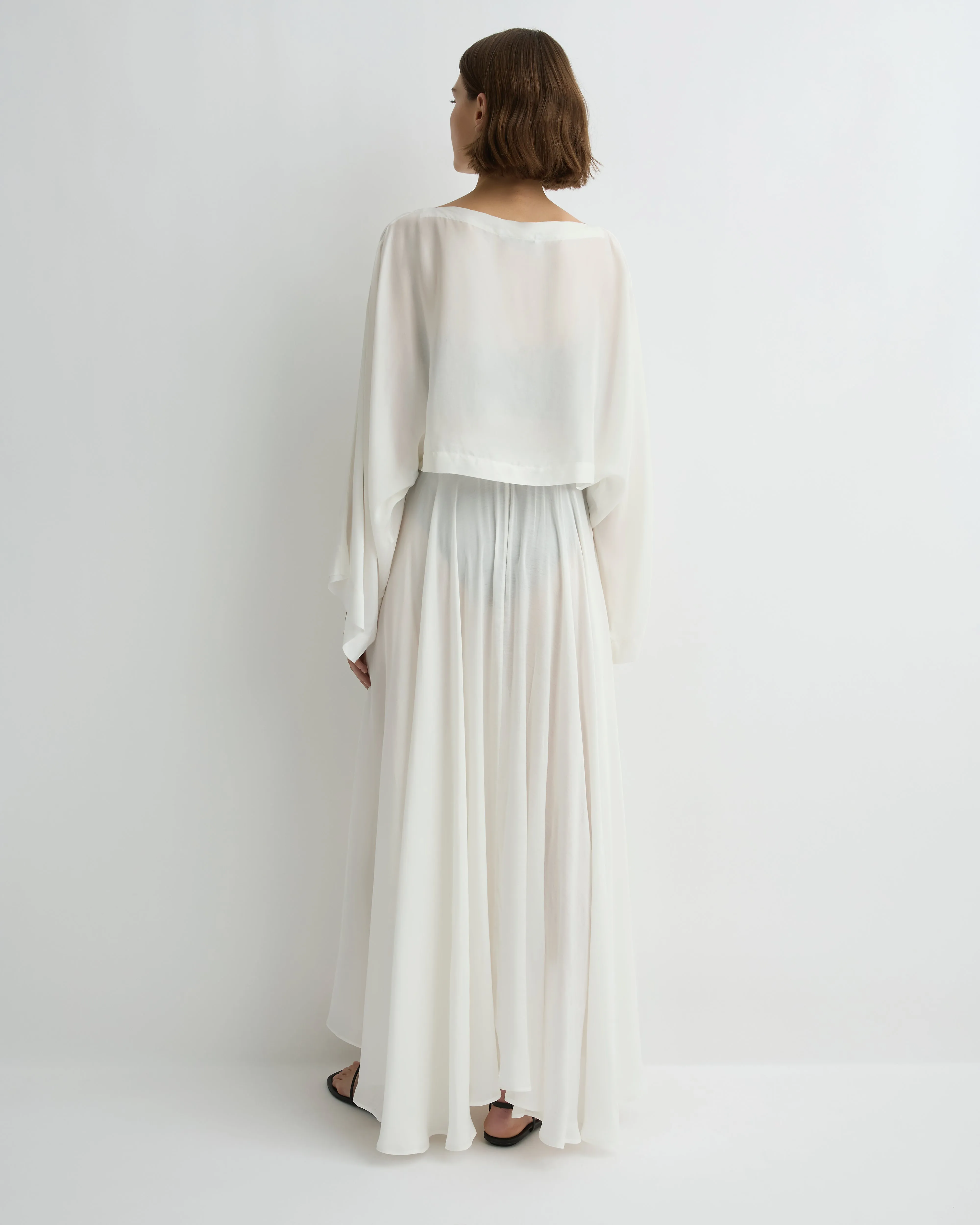 Cremona Kimono Top - White sold by Bondi Born product image thumbnail 3