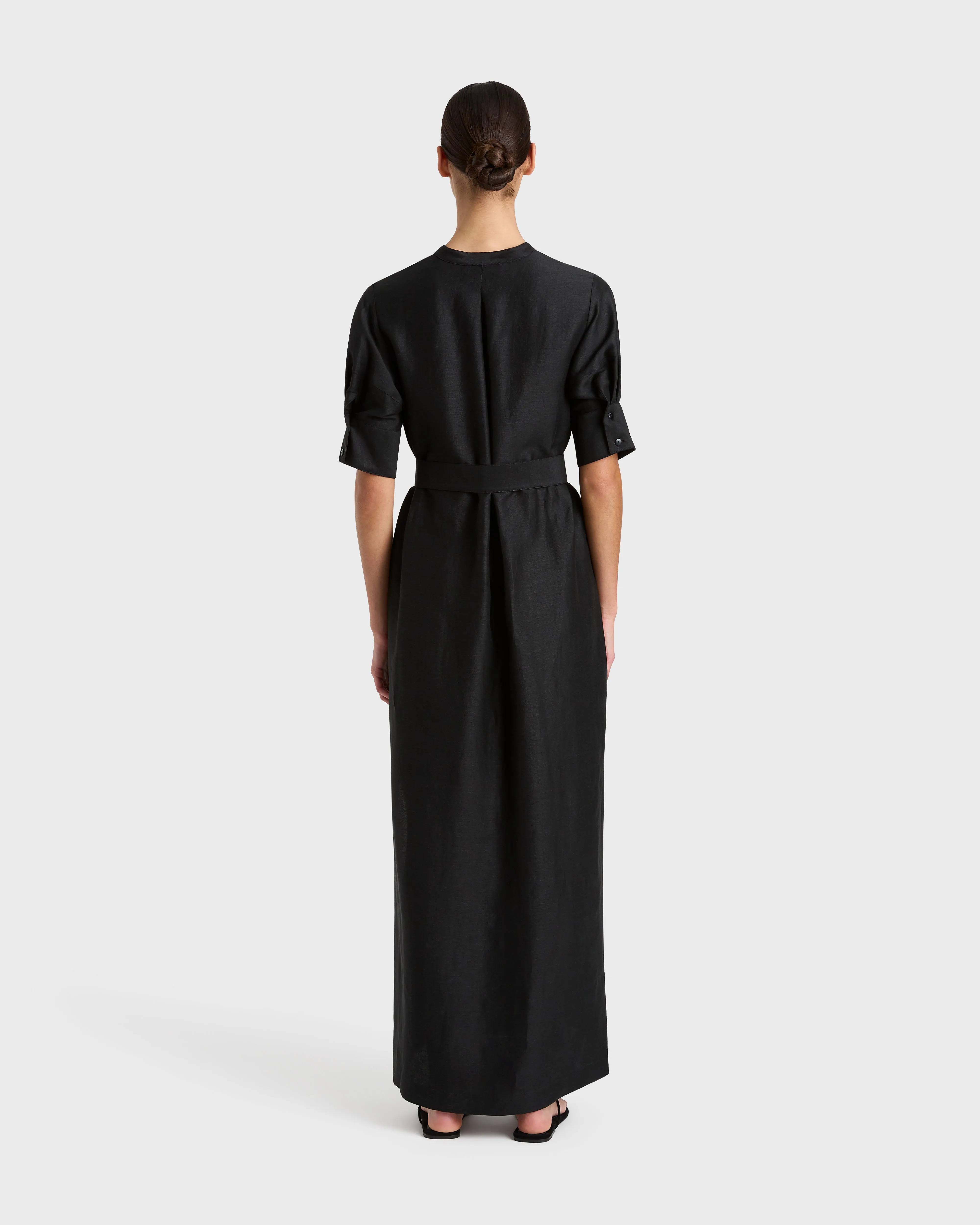 Bormio Shirtdress - Black sold by Bondi Born product image thumbnail 2