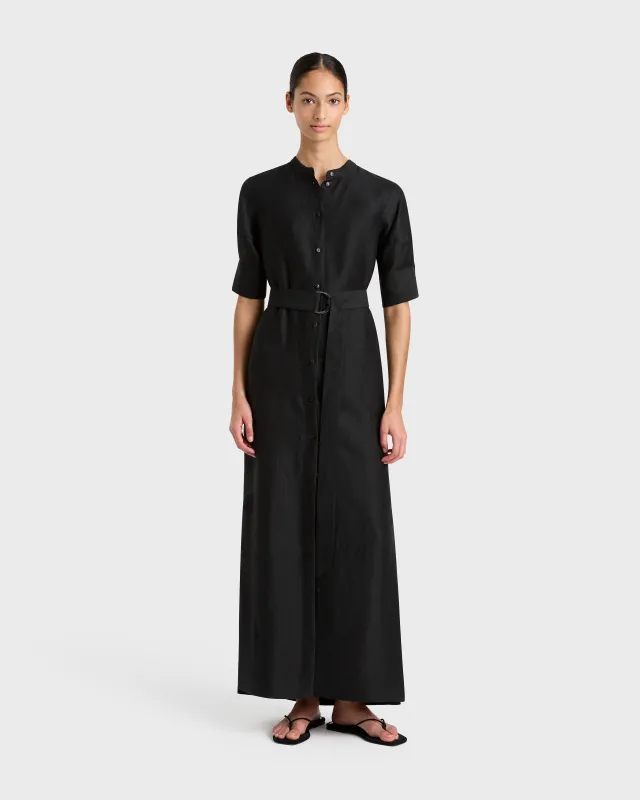 Bormio Shirtdress - Black sold by Bondi Born