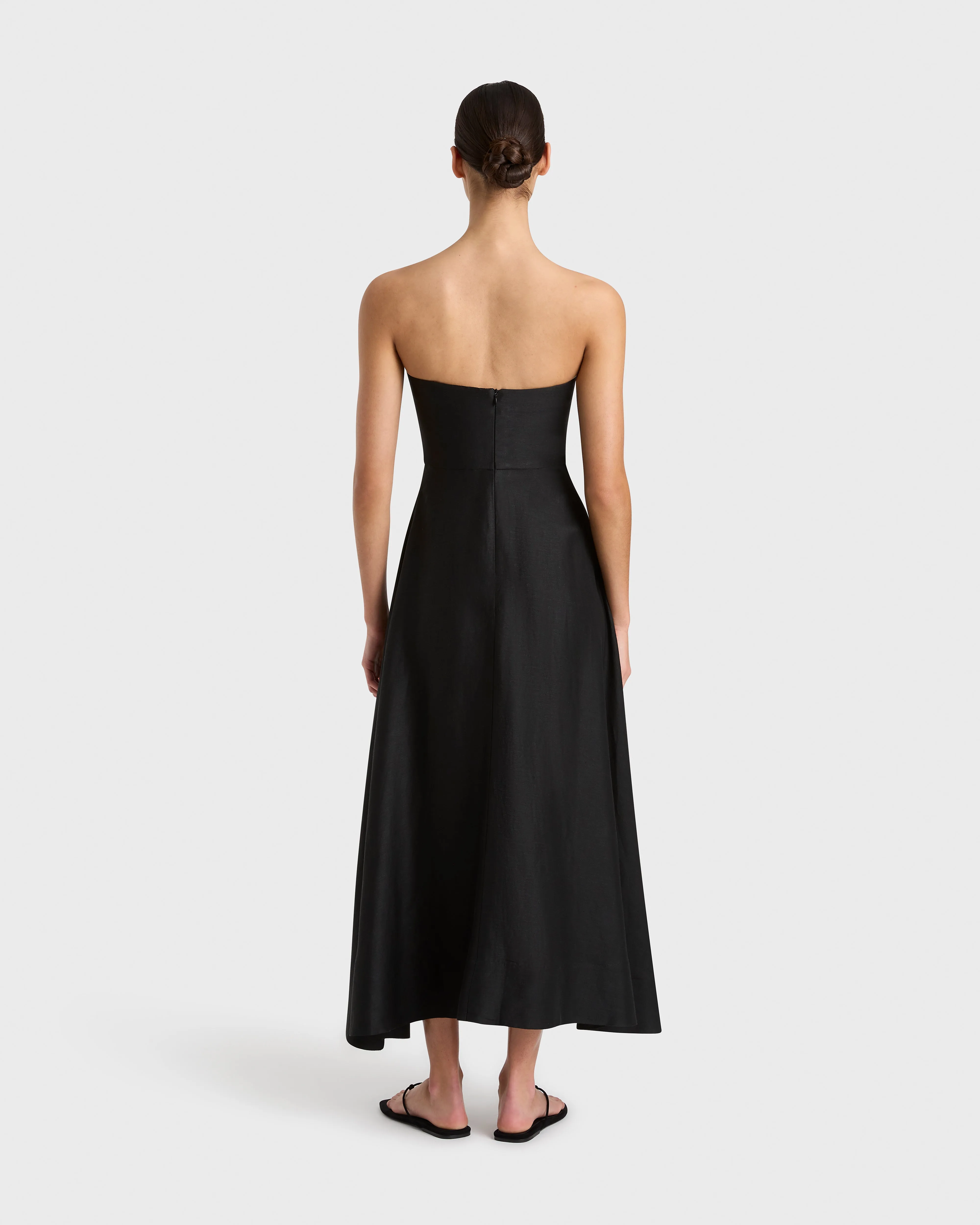 Bormio Strapless Maxi Dress - Black sold by Bondi Born product image thumbnail 2