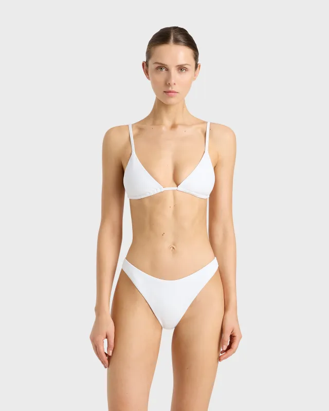 Lulu Bikini Top - White (Embodee™) sold by Bondi Born